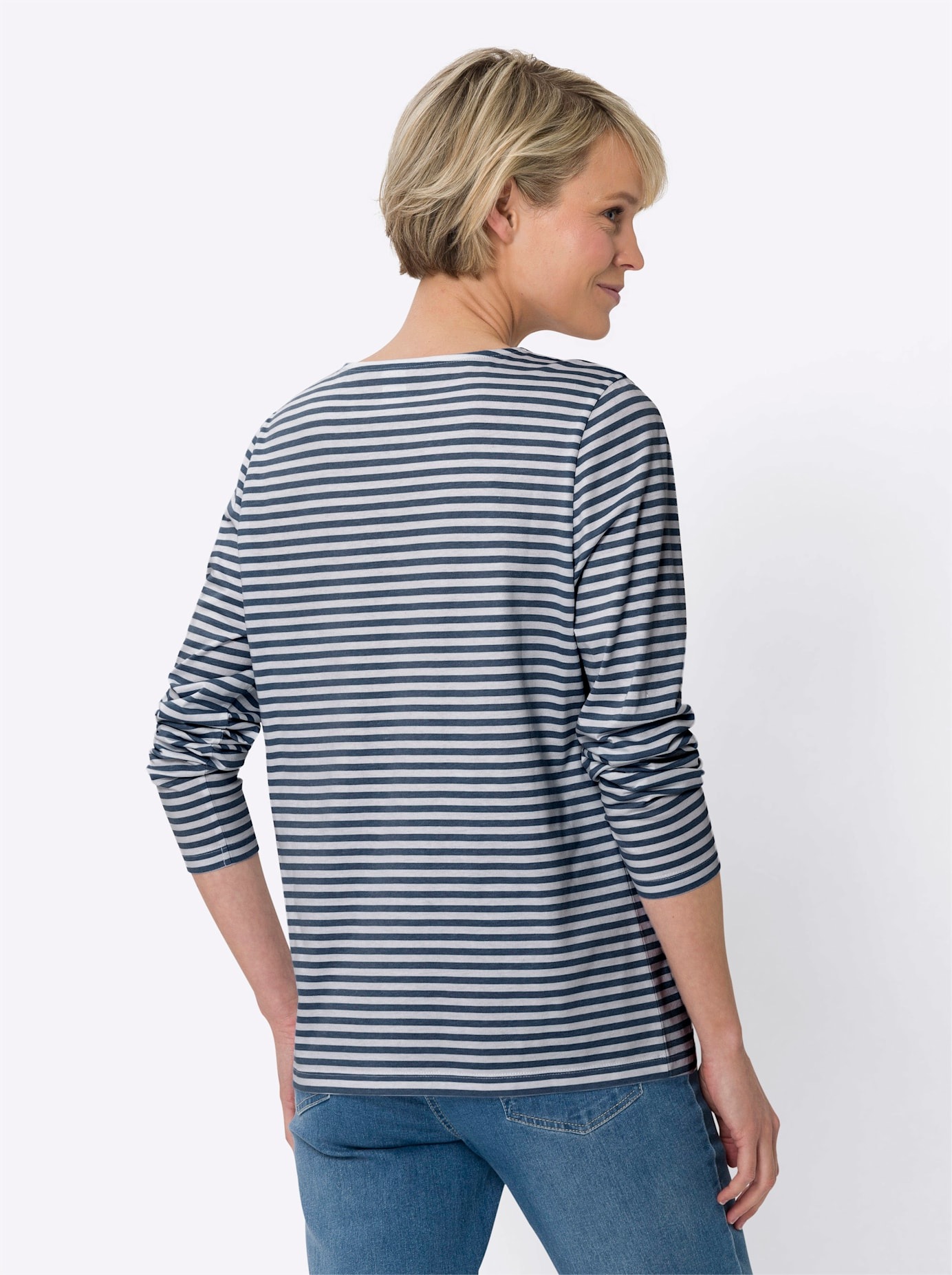 Classic Basics Langarmshirt "Ringelshirt" 1 Stk. tlg. günstig online kaufen