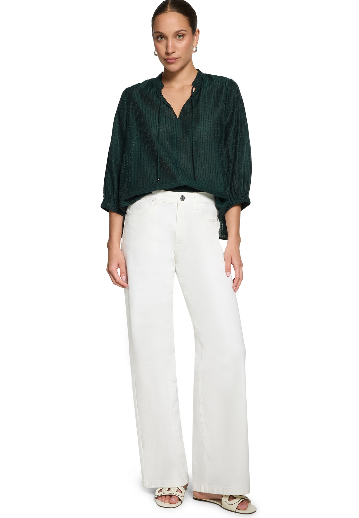 Zero Schlupfbluse »Damen mit Struktur«