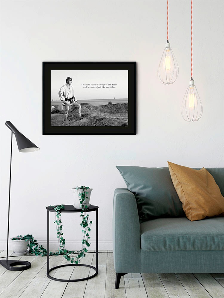 Komar Bild "Star Wars Classic Luke Quote", Star Wars, (1 St.), Wandbild zur günstig online kaufen