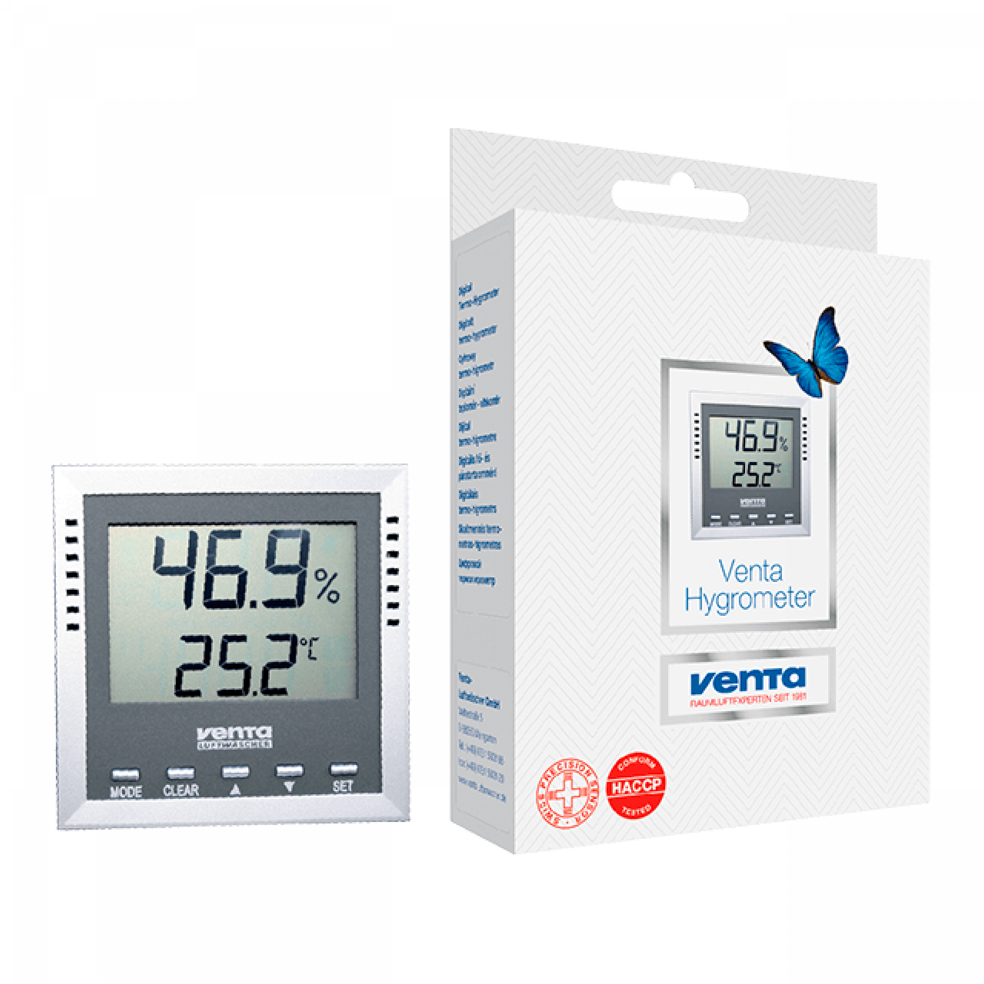 Venta Hygrometer, Digitaler Feuchtigkeitsmesser