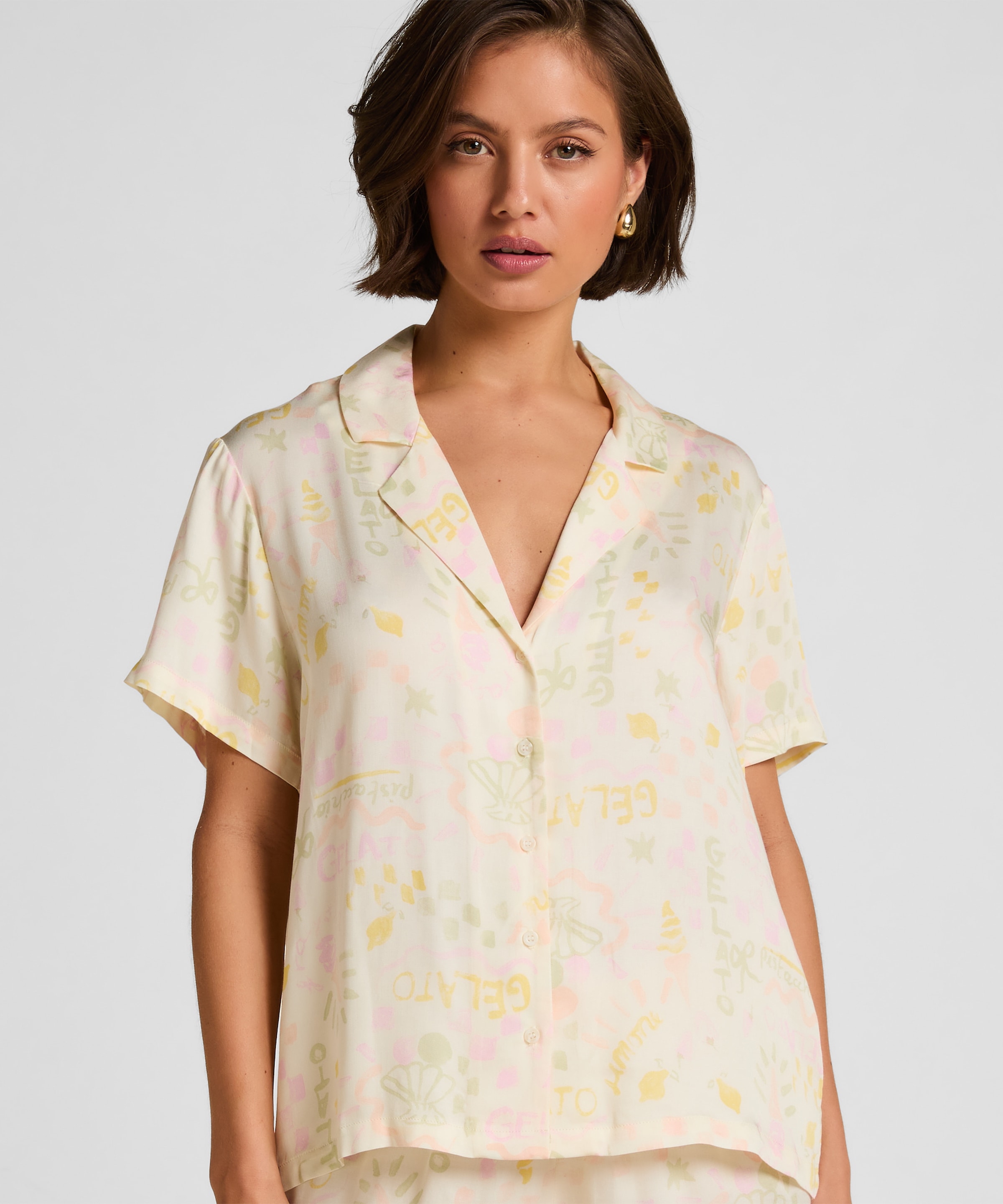 Hunkemöller Pyjama "Satinjacke"