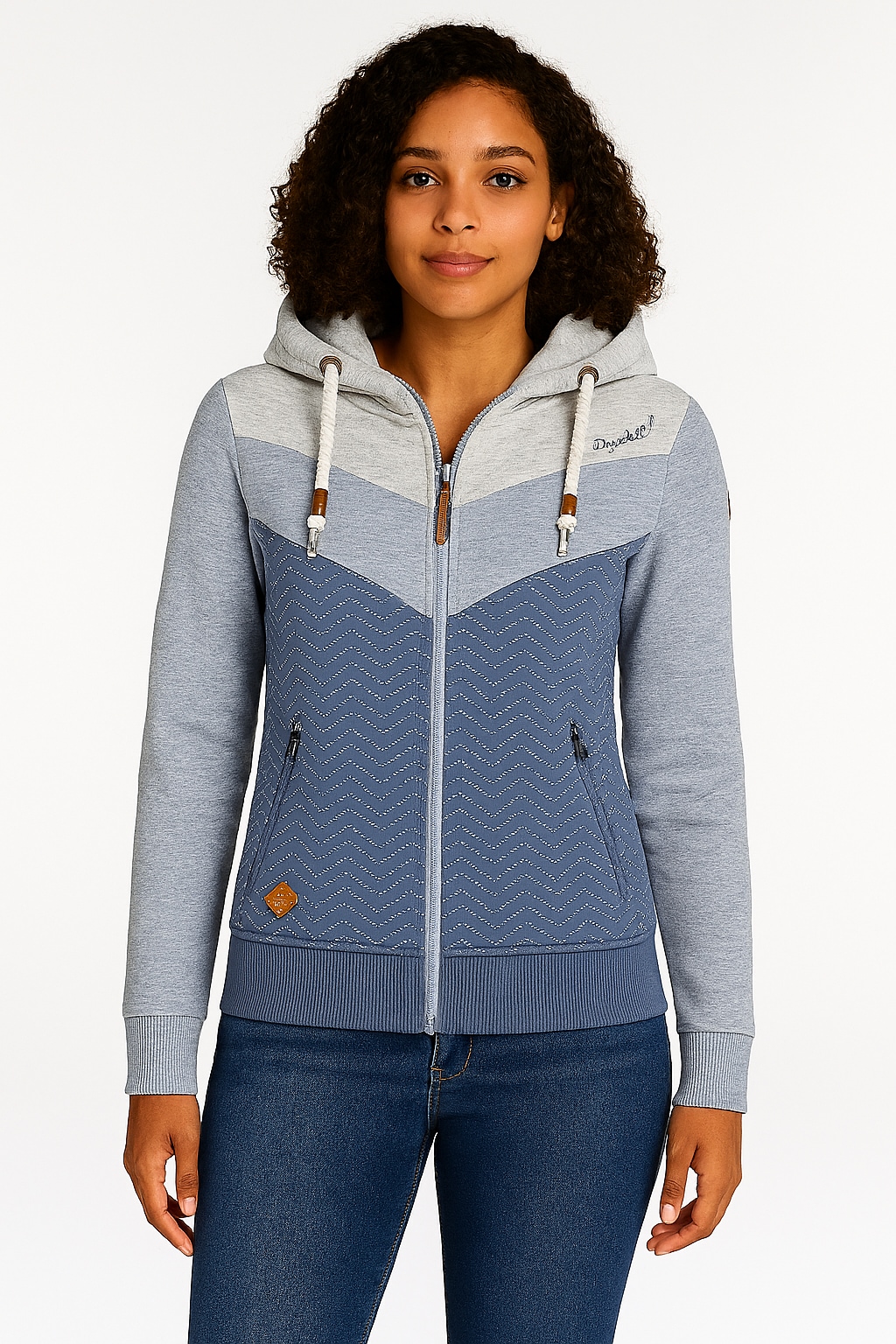Ragwear Sweatjacke "TREGA ZIP O", im Colorblocking-Design günstig online kaufen