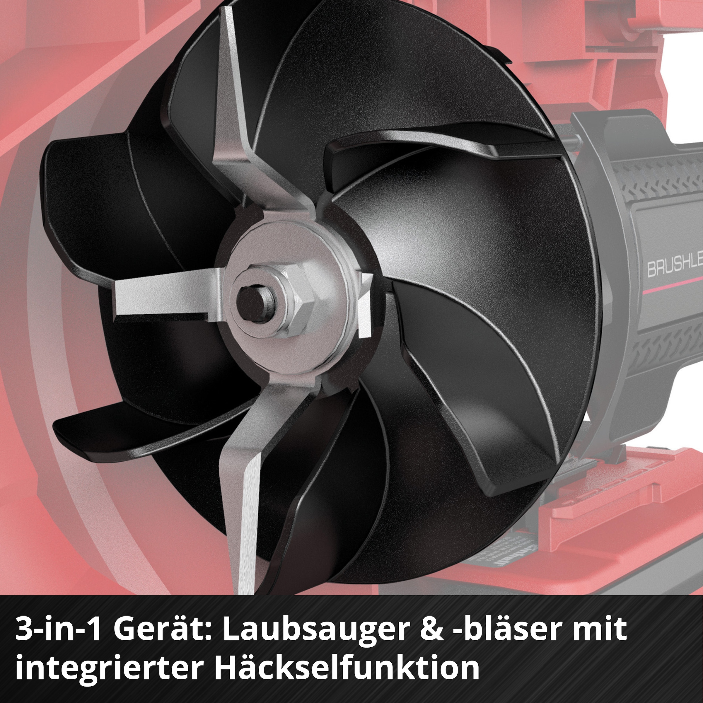 Einhell Akku-Laubsauger »VENTURRO 18/210«, km/h Blasgeschwindigkeit, ohne Akku und Ladegerät