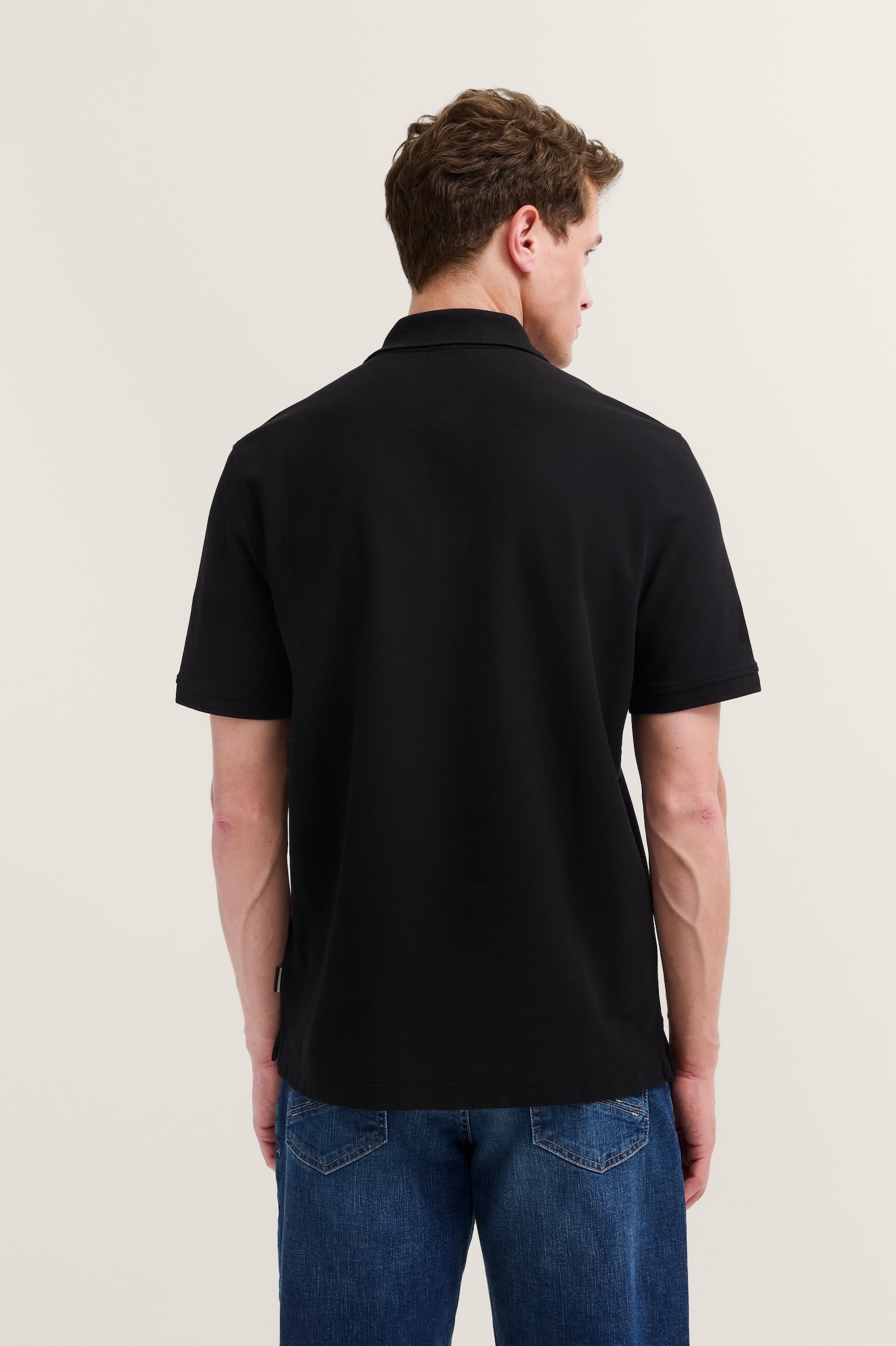 bugatti Poloshirt, mit körpernaher Passform