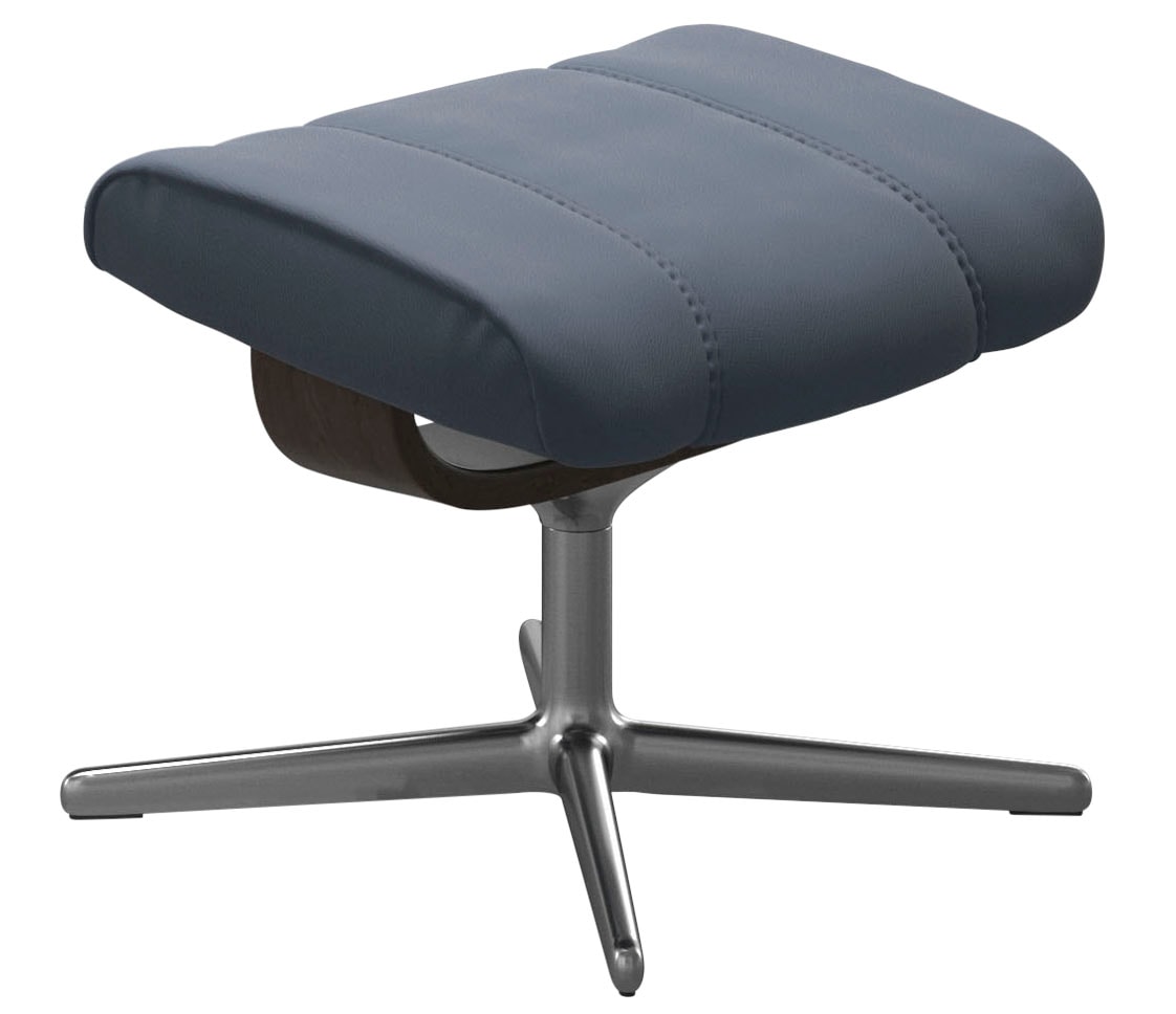 Stressless Fußhocker "Consul" mit Cross Base, Größe S, M & L, Holzakzent Wenge