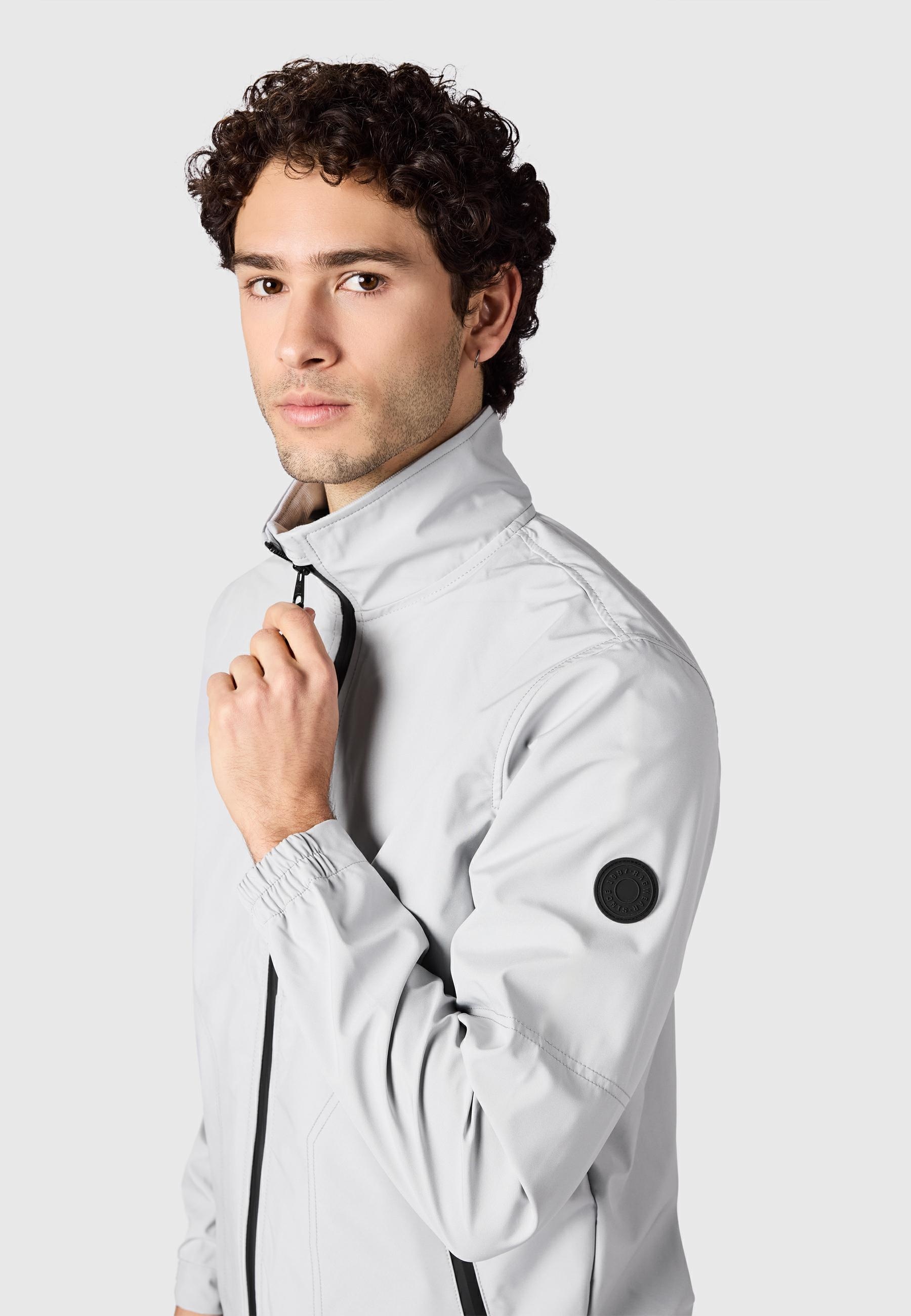 Ragwear Outdoorjacke »Collwie« ohne Kapuze wasserdichte Herren Übergangsjacke mit hohem Kragen