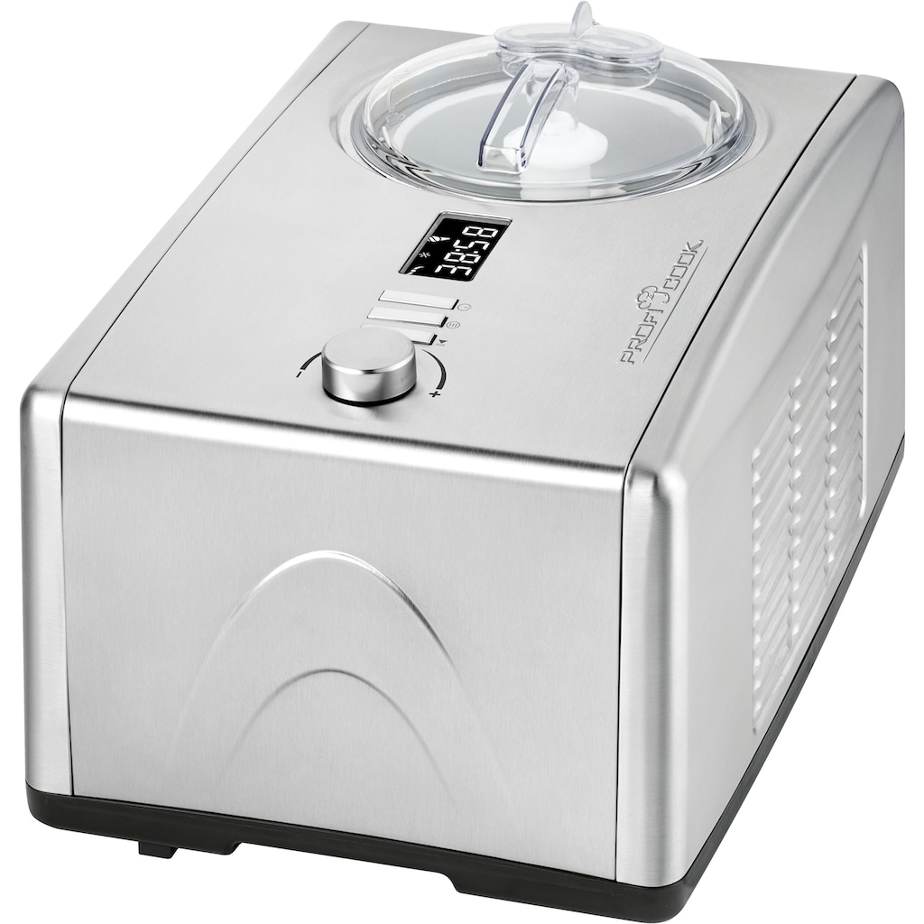 ProfiCook Eismaschine »PC-ICM 1091 N«, 160 W, inox Kompressor 1,5L