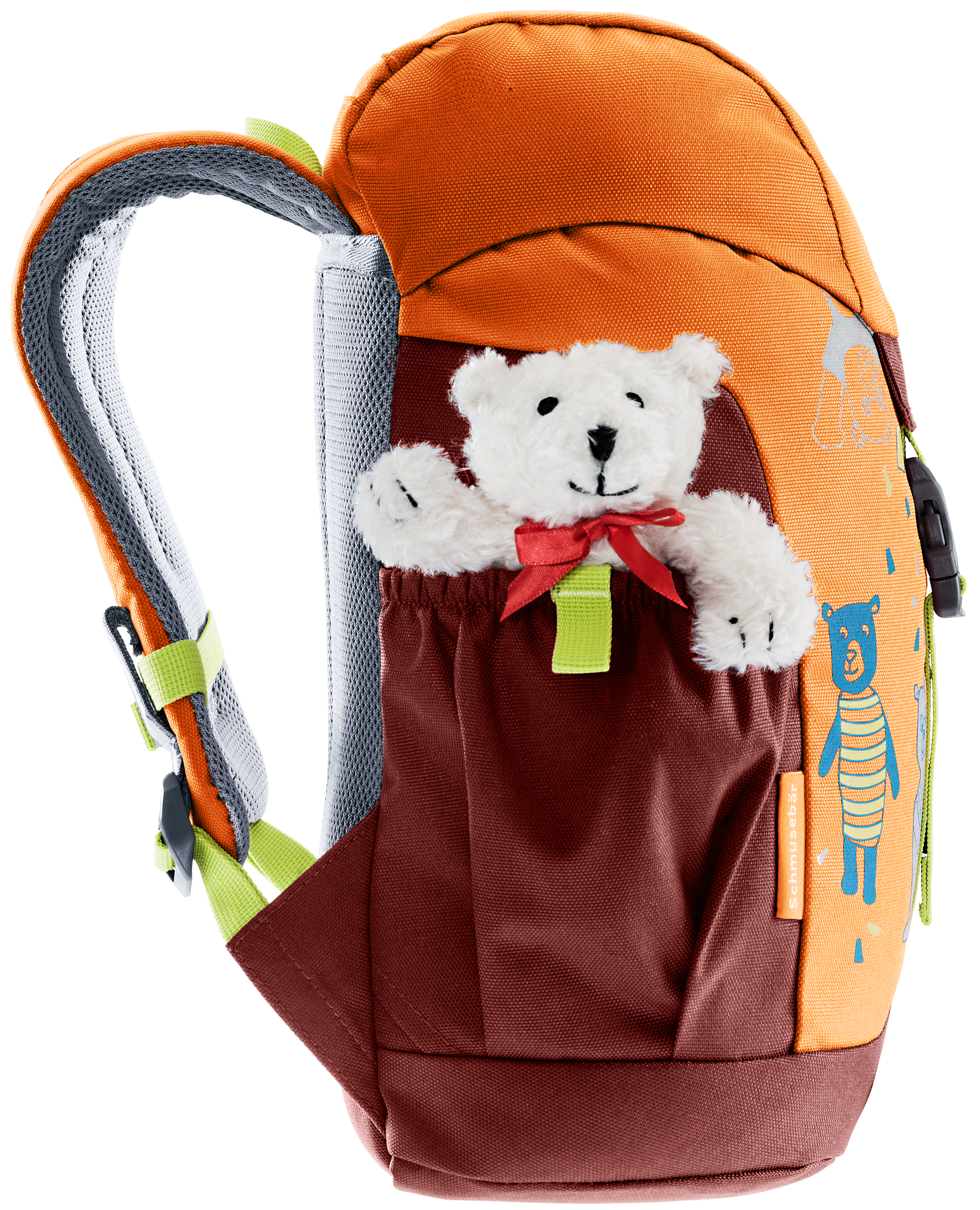 deuter Kinderrucksack »SCHMUSEBÄR MIT TEDDY 8 L«, Reflektoren