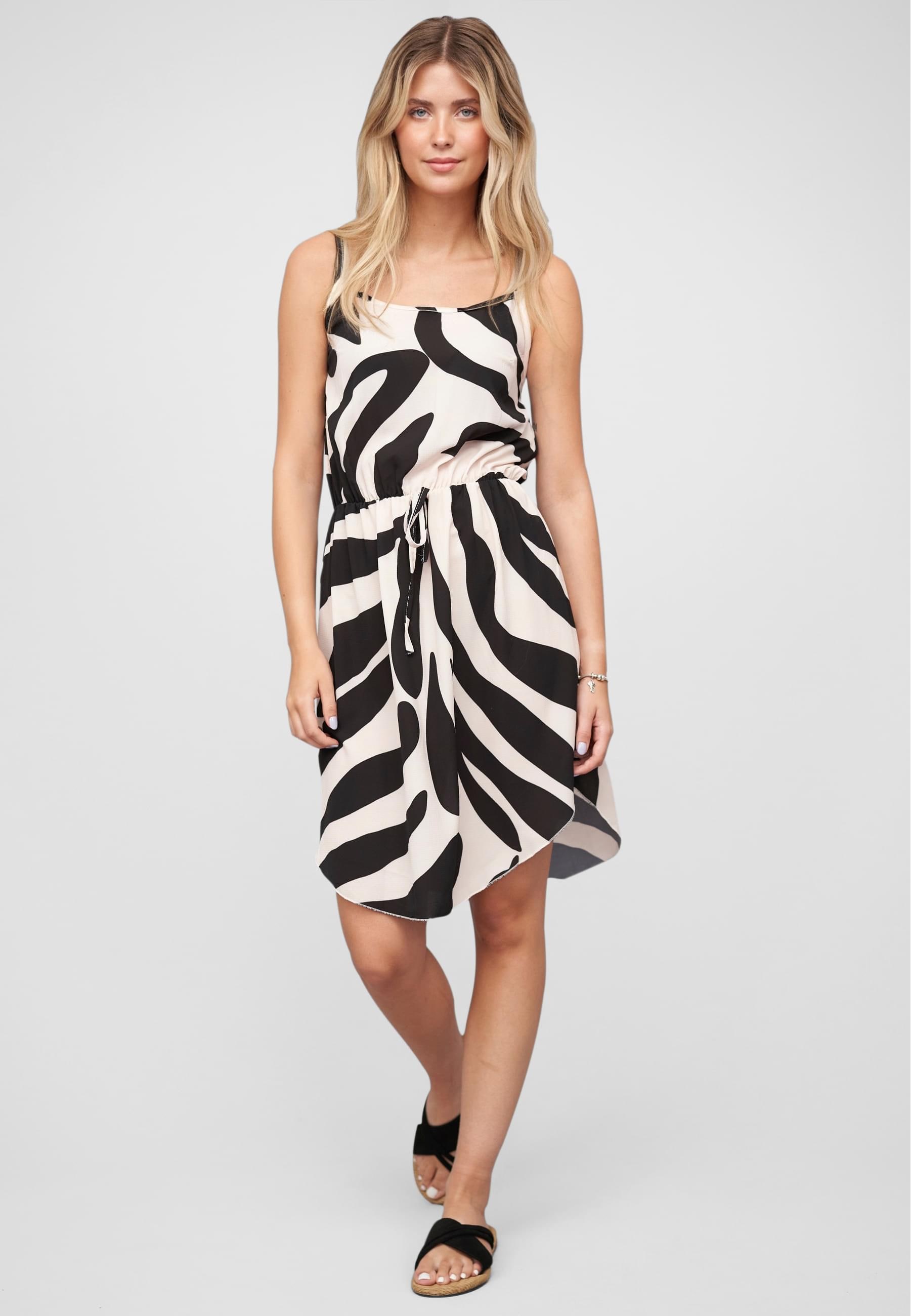 CLOUD 5IVE Shirtkleid »CLOUD 5IVE Dress with zebra print«, (1 tlg.)