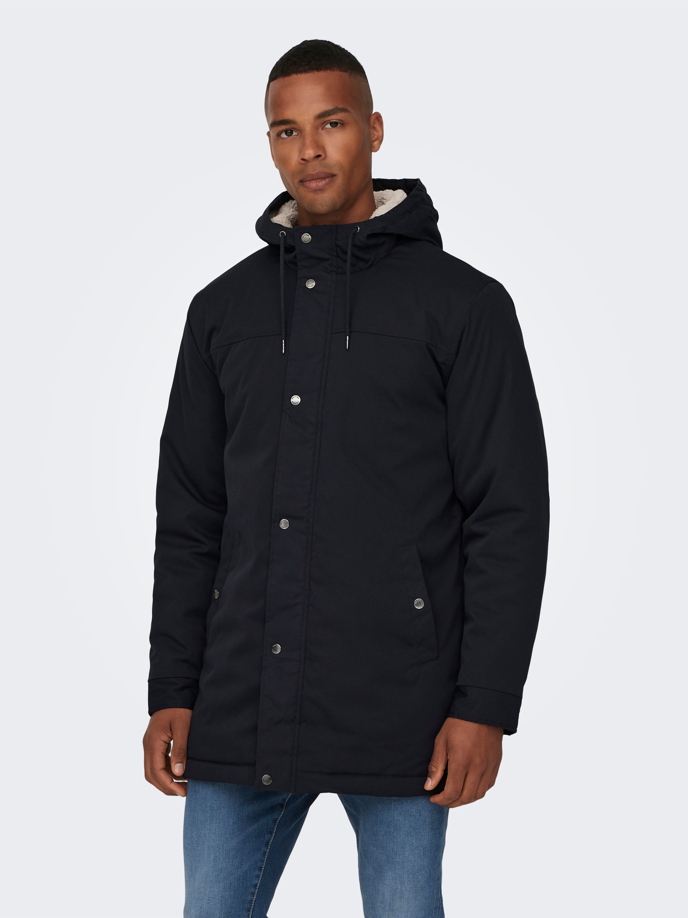 ONLY & SONS "ONSALEXANDER LIFE PARKA OTW VD" mit Kapuze Polyester, regular günstig online kaufen