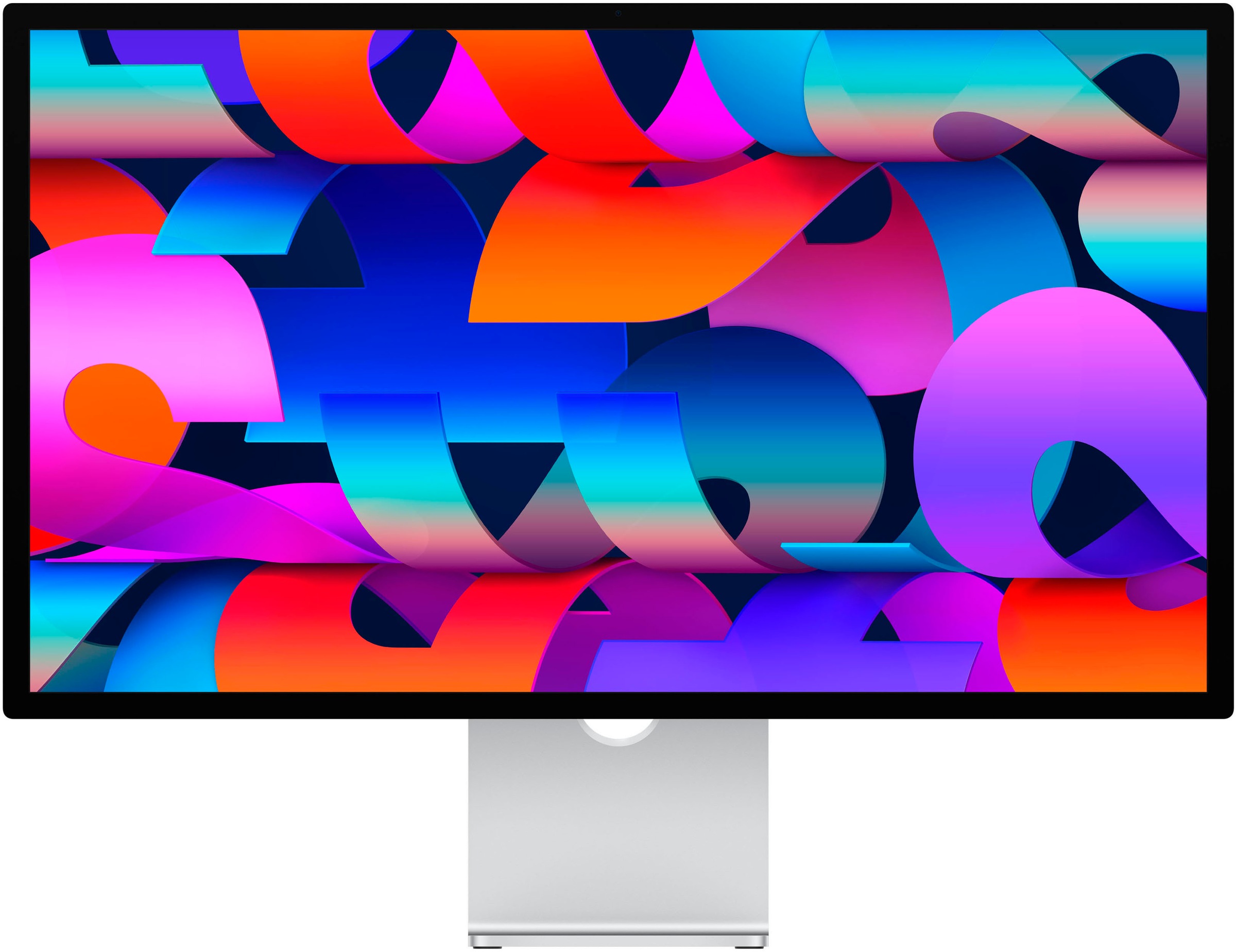 APPLE LCD-Monitor "Studio Display", B:62,3cm T:3,1cm, silber, Monitore, Nanotexturglas – neigungs- und höhenverstellbarer Standfuß