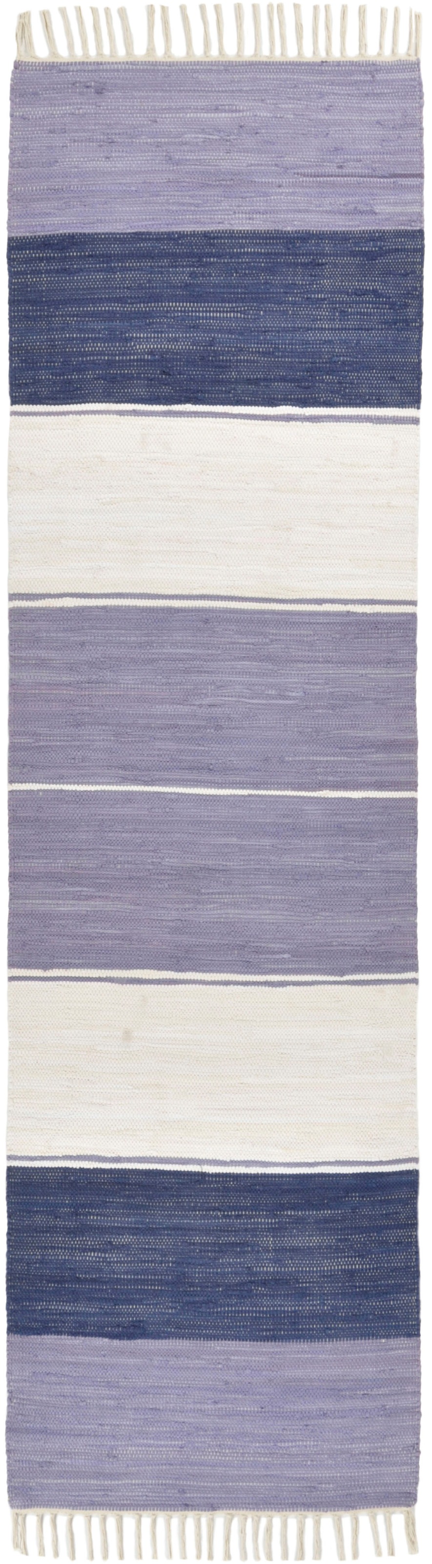 THEKO Teppich "Stripe Cotton, handgewebt" rechteckig 5 Höhe Flachgewebe, ge günstig online kaufen
