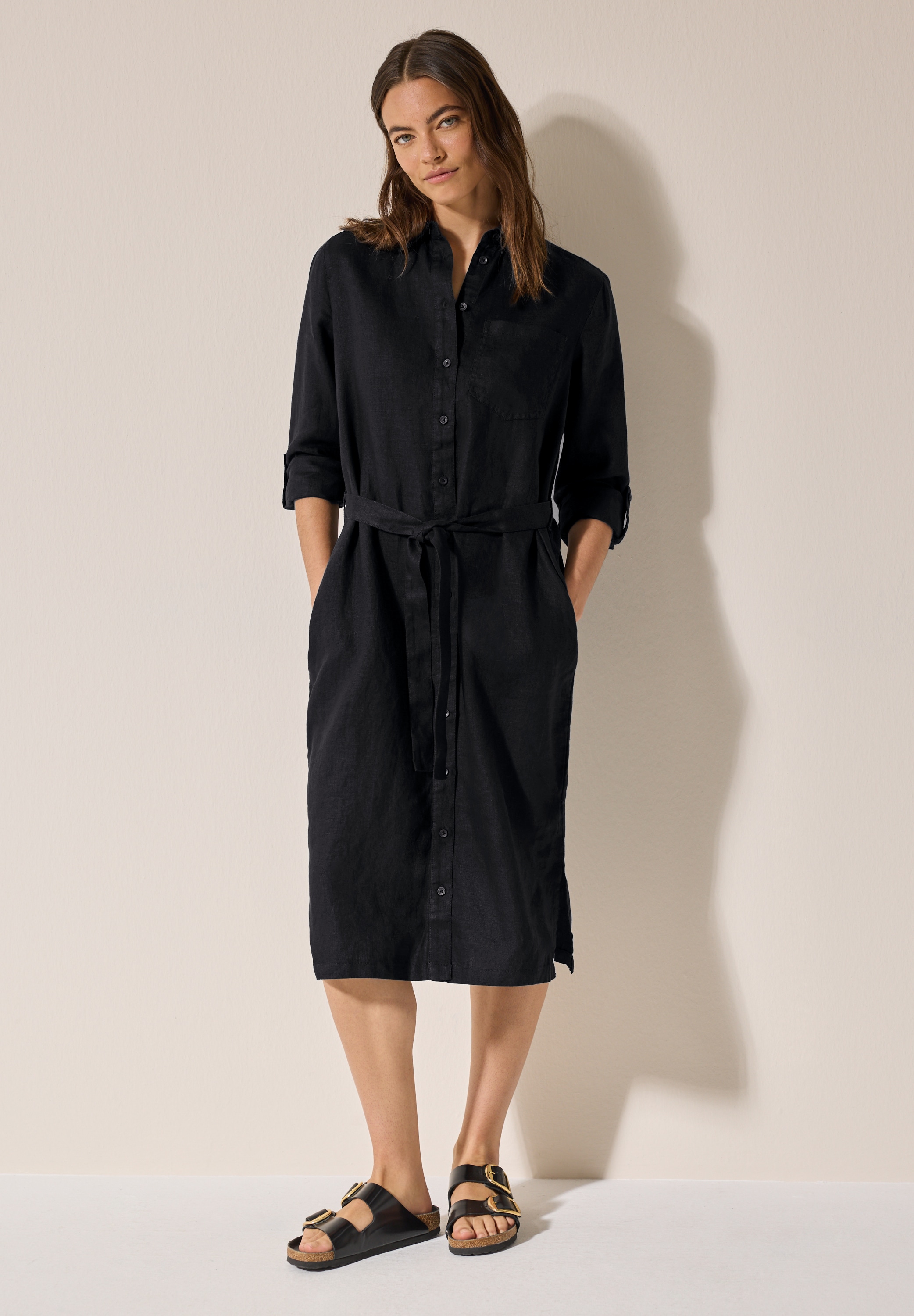 Cecil Blusenkleid, in Unifarbe