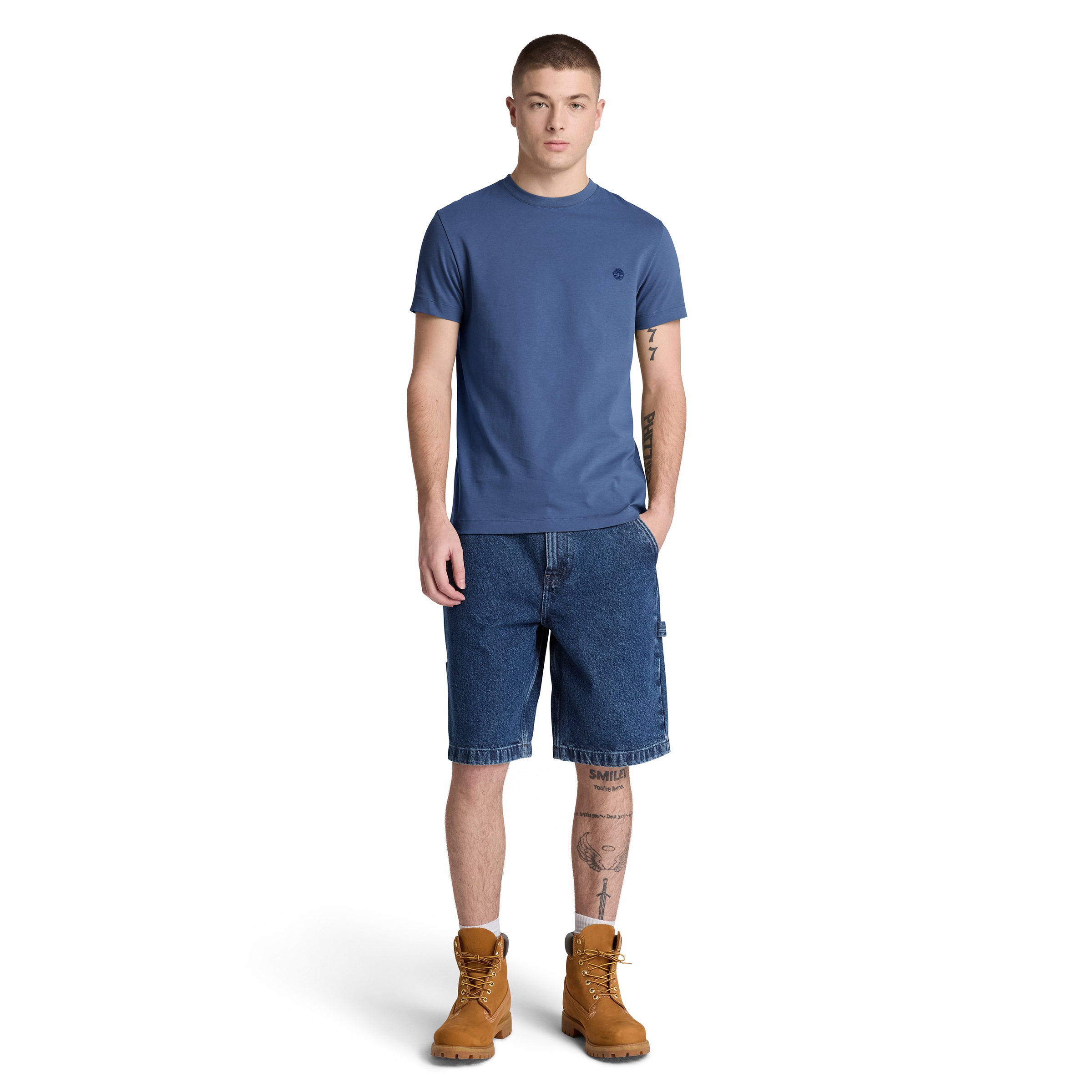 Timberland T-Shirt »DUNSTAN RIVER - SS Tee (Slim)« mit Rundhalsausschnitt, Kurzarm-Design, aus Baumwolle