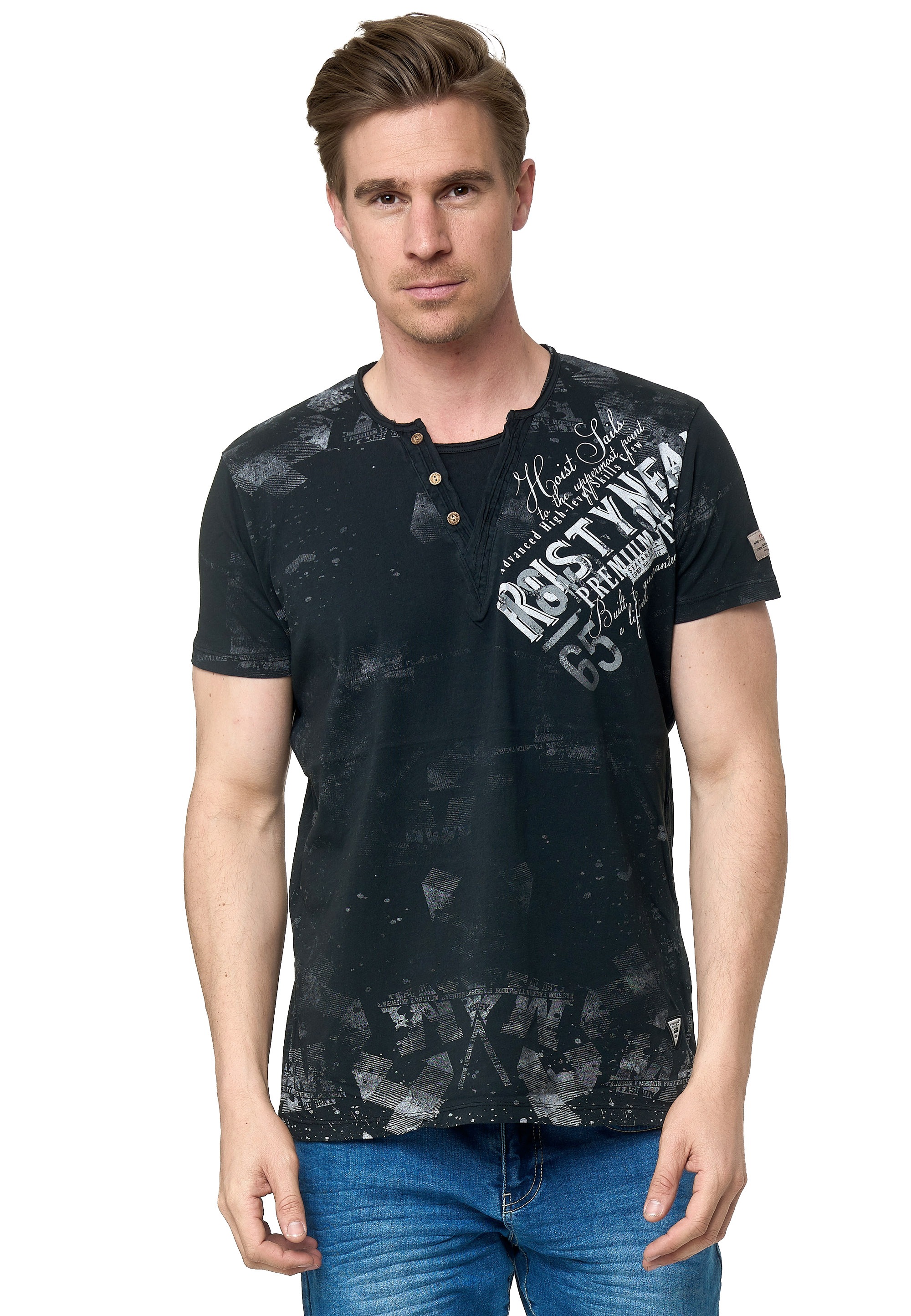 Rusty Neal T-Shirt, im coolen Used-Look-Design günstig online kaufen