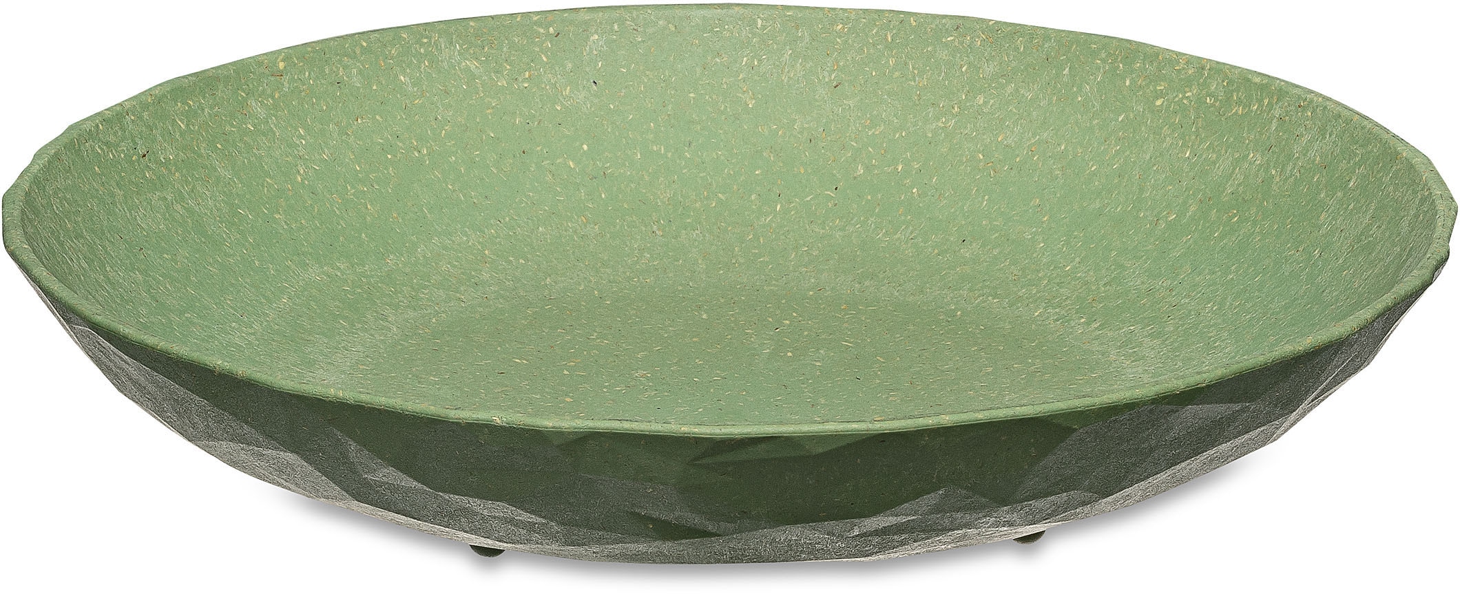 KOZIOL Suppenteller "CLUB PLATE, tief, Ø 22 cm, aus biozirkulärem Material, CO² neutral", (Set, 4 St., 4er-Set), Spülmas