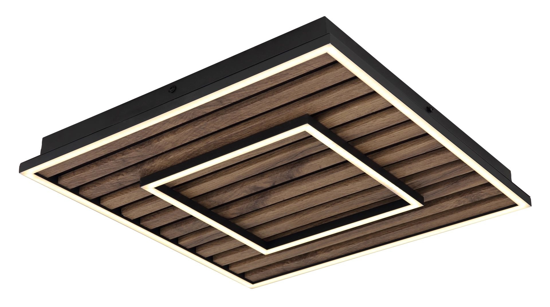 GLOBO LIGHTING LED Deckenleuchte »WOODY«, 1 flammig, Leuchtmittel LED-Modul | LED fest integriert, Memoryfunktion, die deine bevorzugte Einstellung speichert