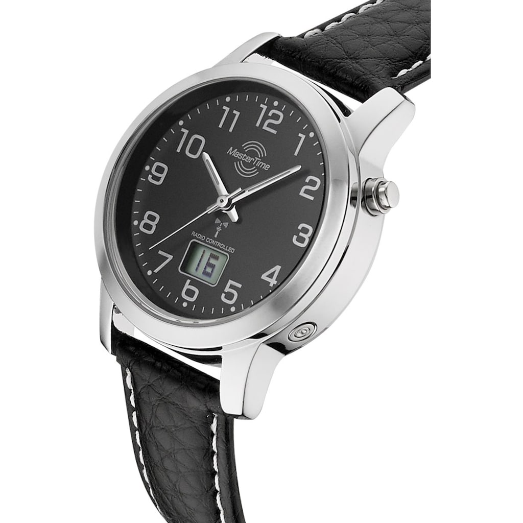 MASTER TIME Funkuhr »MTLA-10577-24L«, Armbanduhr, Quarzuhr, Damenuhr, Datum
