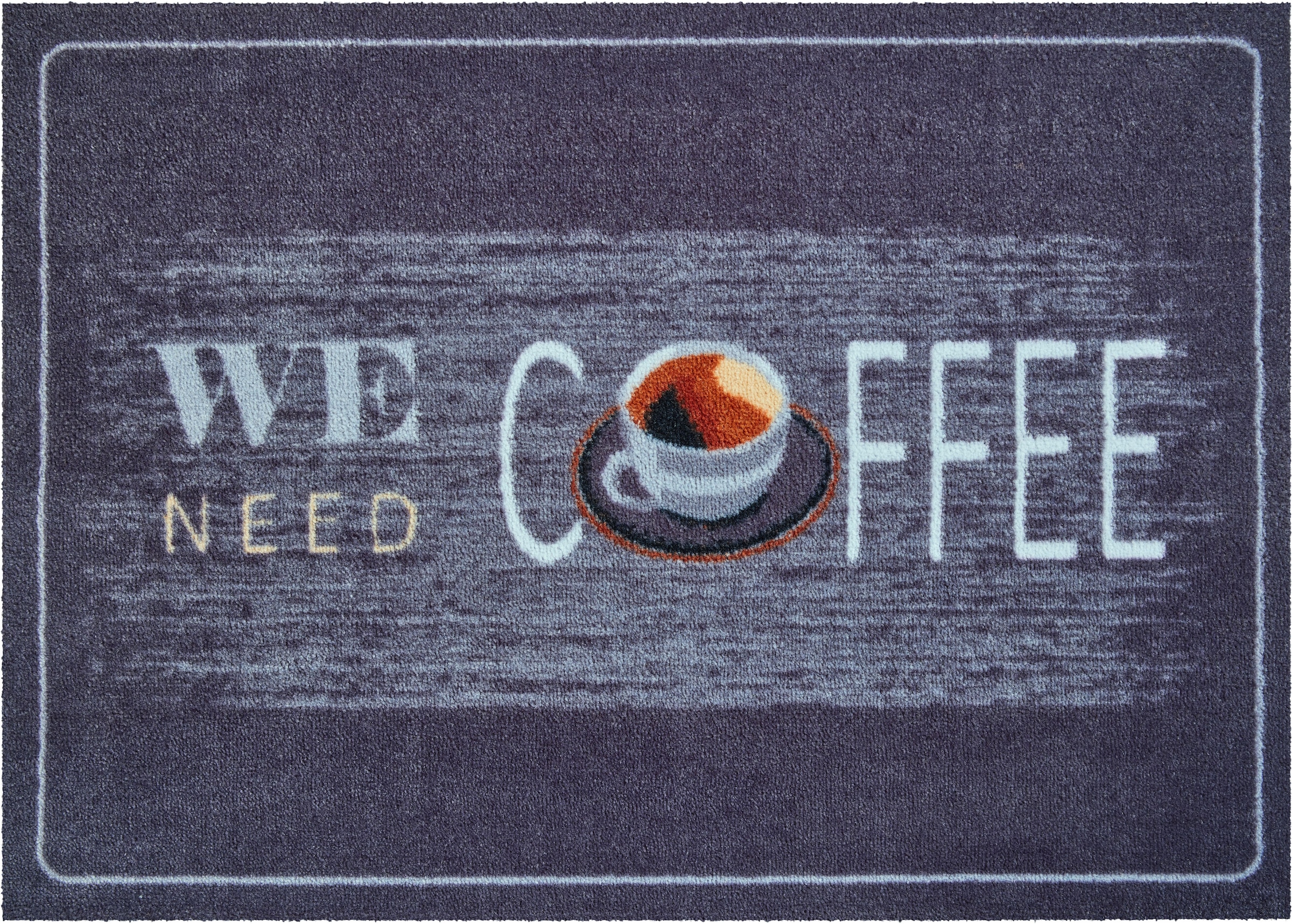 Grund Fußmatte »Coffee«, rechteckig, Schmutzfangmatte, mit Spruch, In- und Outdoor  geeignet, waschbar, den auf Rechnung | BAUR