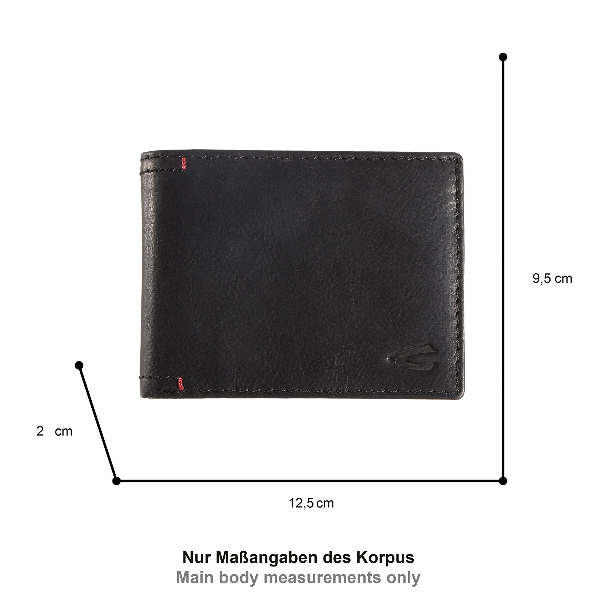 camel active Geldbörse "Salamanca" aus hochwertigem Rindsleder mit kontrast günstig online kaufen