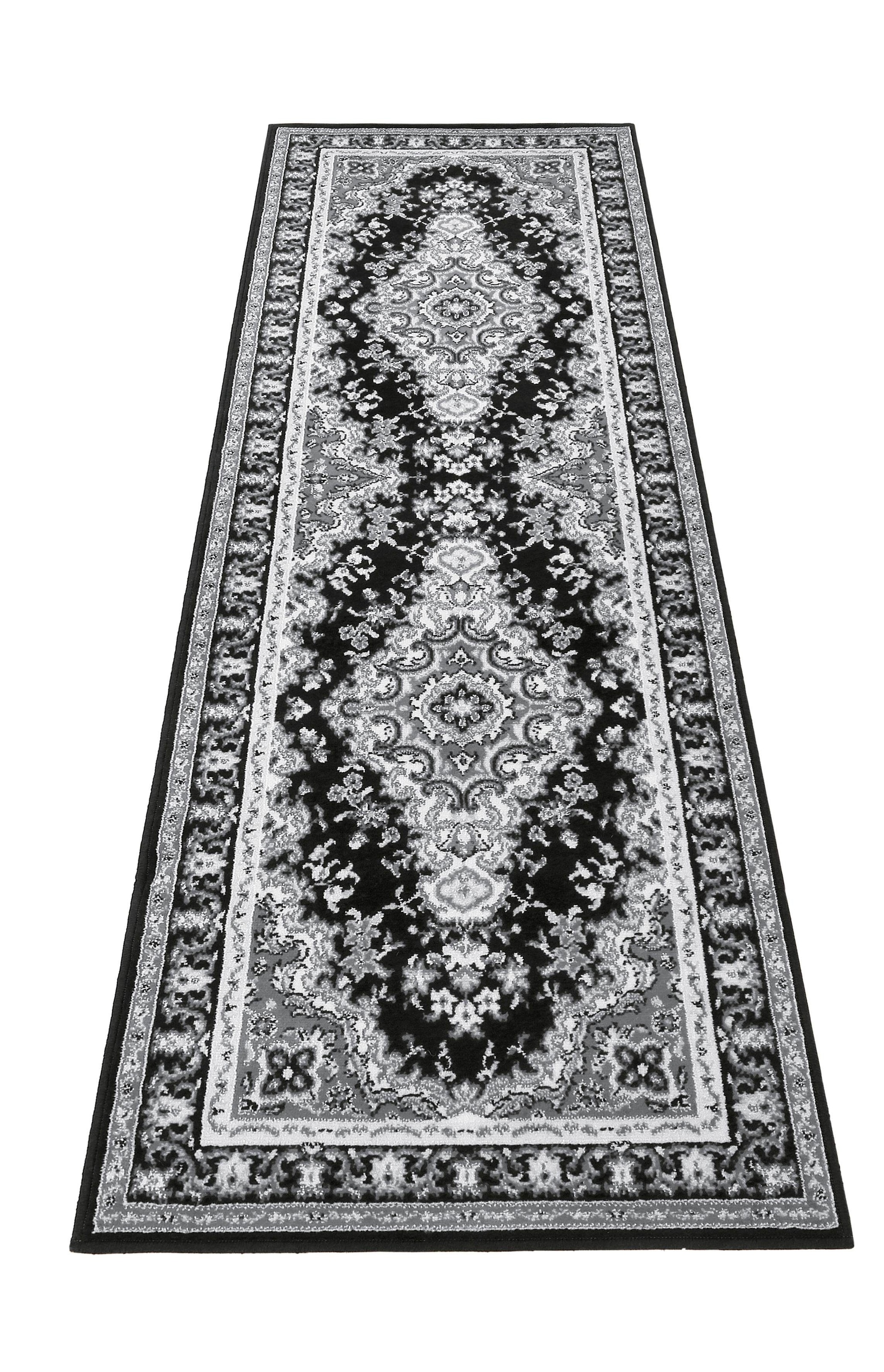 my home Läufer »Oriental, Made in Belgium«, rechteckig, 7 mm Höhe, Läufer, Brücke, Kurzflor, Orient-Optik, mit Bordüre, gewebt