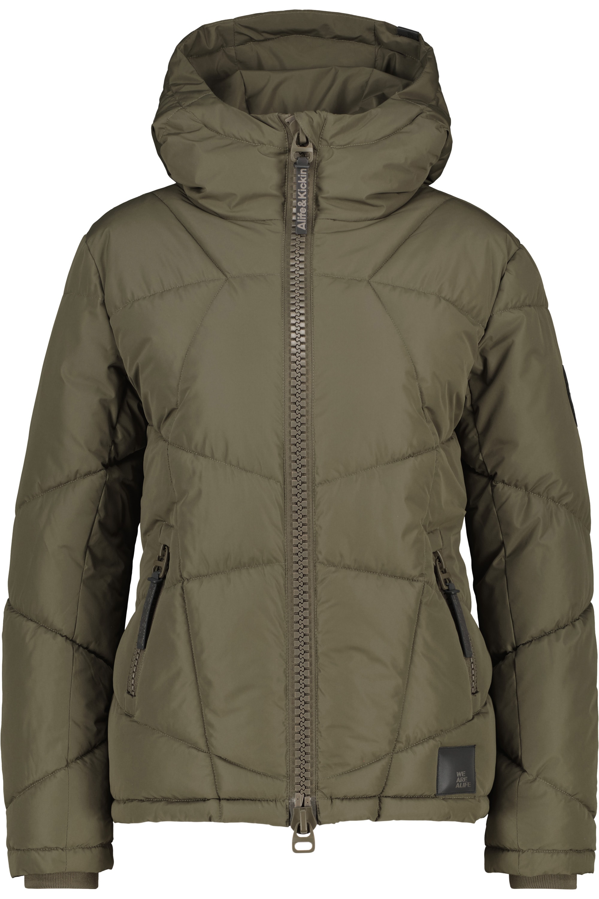 Alife & Kickin "Damen KasandraAK A Winterjacke, gefütterte Jacke" Kurze warme Jacke mit gefütterter Kapuze, in schmaler Passform