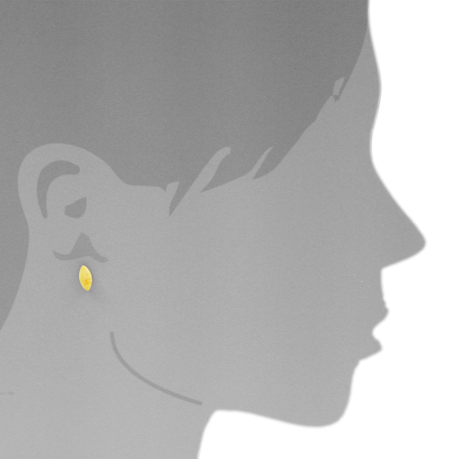 OSTSEE-SCHMUCK Paar Ohrstecker »Ostsee-Schmuck Ohrstecker Klassisch Ohrstecker Klassisch«, (2 tlg.)