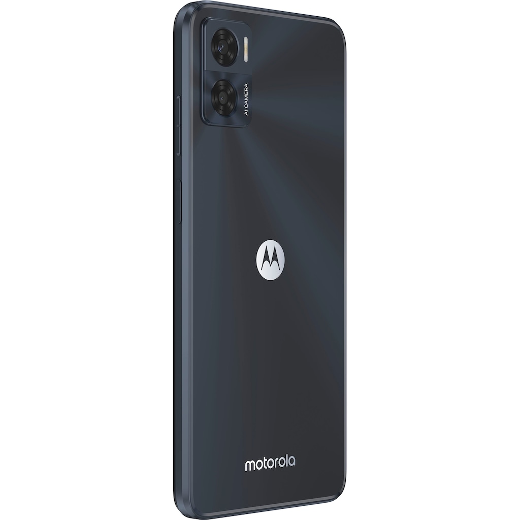 Motorola Smartphone »e22«, Astro Black, 16,51 cm/6,5 Zoll, 32 GB Speicherplatz, 16 MP Kamera