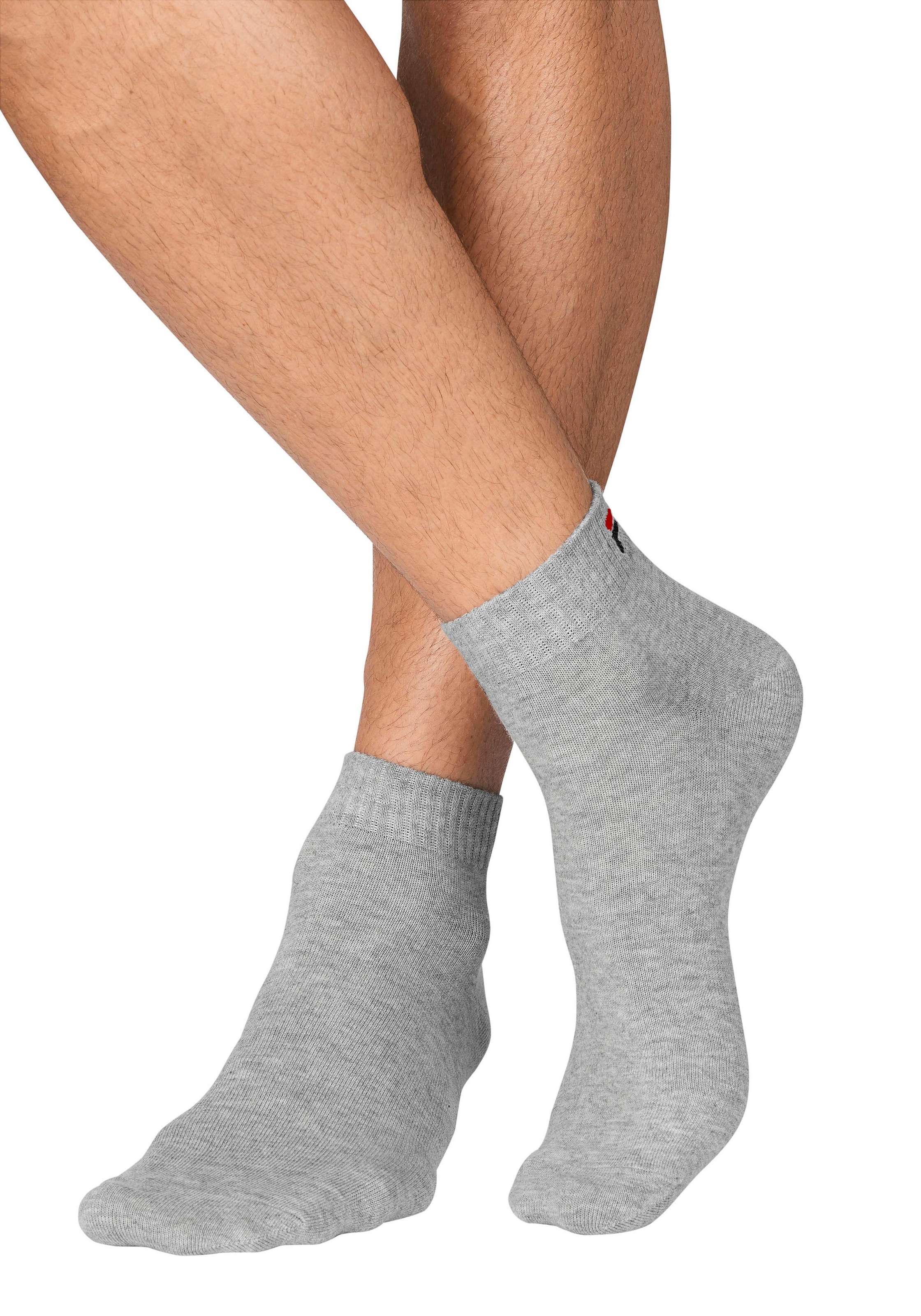 Fila Kurzsocken, (3 Paar), mit Logostickerei günstig online kaufen