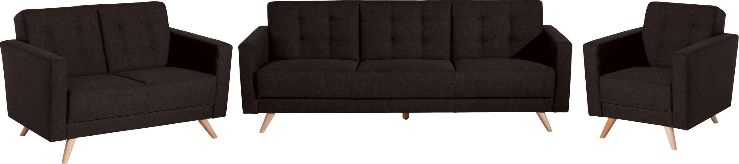 Max Winzer® 3-Sitzer »Julius Kippcouch mit komfortablem Federkern, klassisch und modern«, Schlafsofa, inklusive Bettfunktion & Bettkasten, Breite 224 cm
