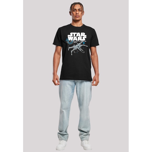 F4NT4STIC T-Shirt »Star Wars The Last Jedi X Wing«, Herren,Premium  Merch,Regular-Fit,Basic,Bedruckt ▷ kaufen | BAUR