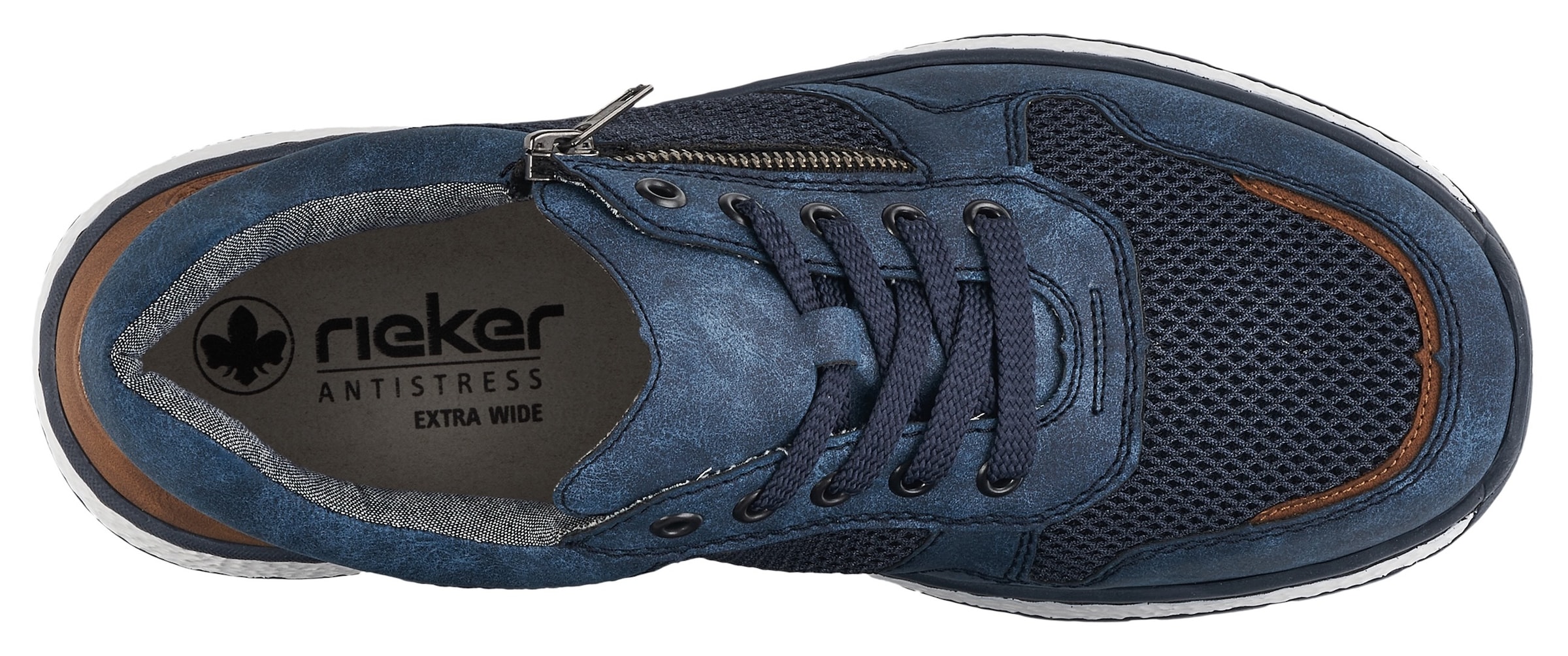 Rieker Sneaker, Schnürschuh, Halbschuh, Freizeitschuh in bequemer Form