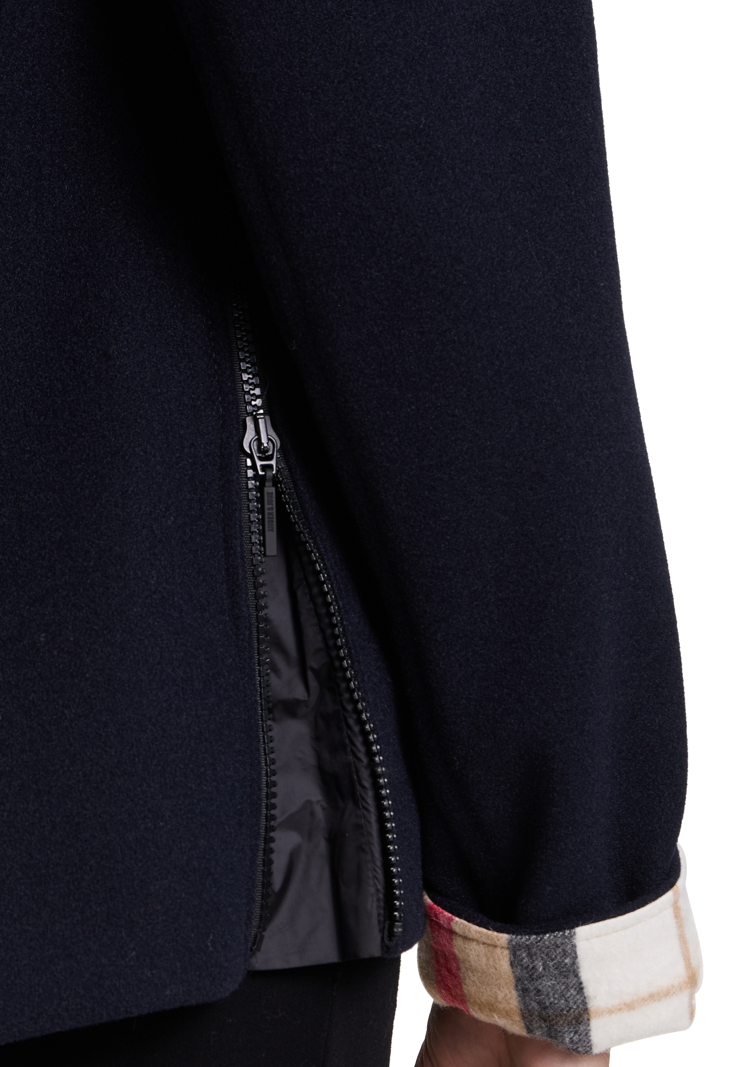 Amber & June Outdoorjacke »Amber & June Damen Duffle-Jacke mit Kapuze«, mit Kapuze