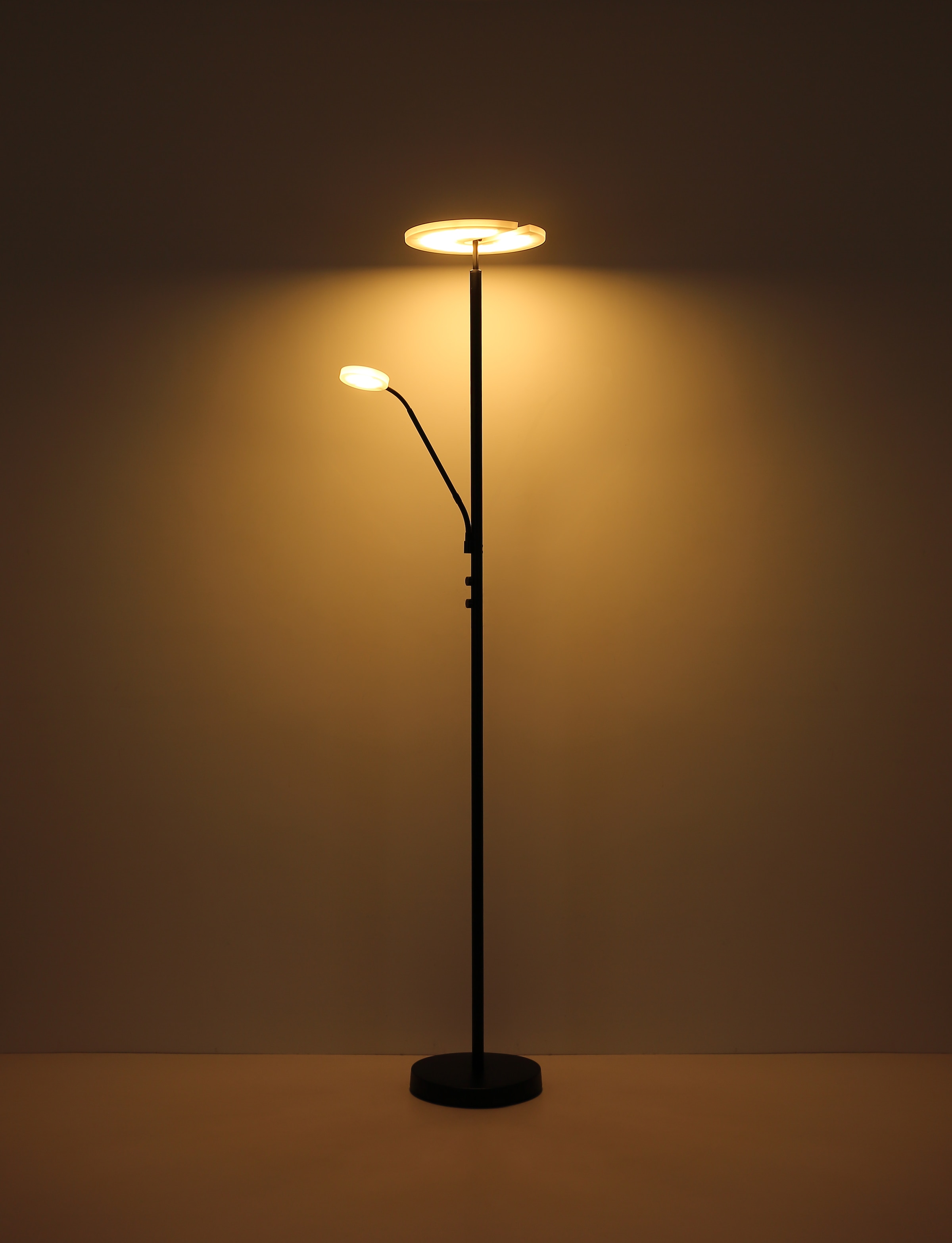 GLOBO LIGHTING LED Stehlampe »STANFORD«, Leuchtmittel LED-Modul | LED fest integriert, Stehleuchte/Wohnzimmer/Schlafzimmer/Flur