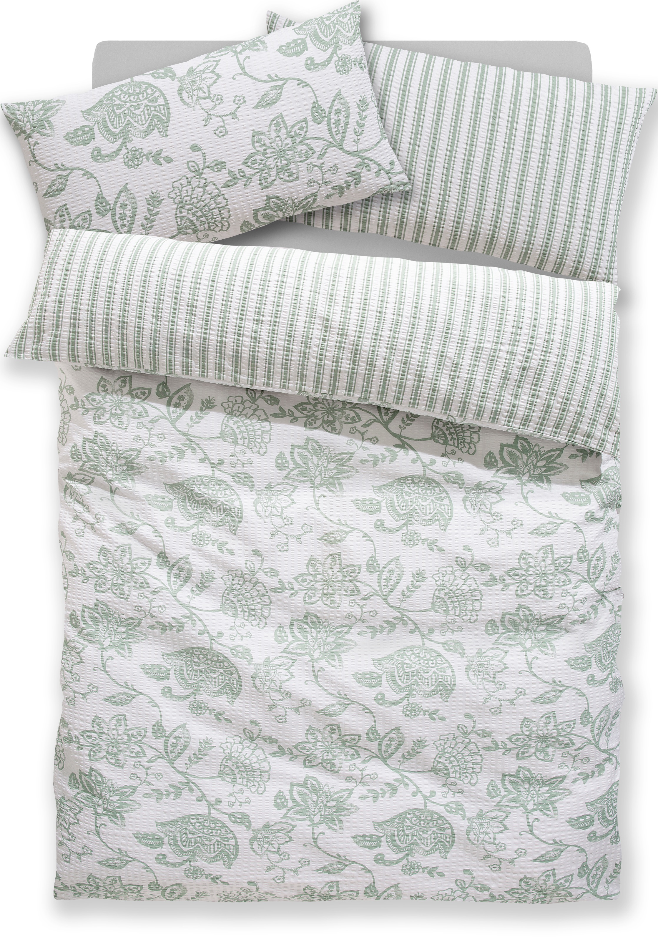 OTTO home Bettwäsche "Nordby" 2 Stk. Bettwäsche aus Baumwolle, skandinavisc günstig online kaufen