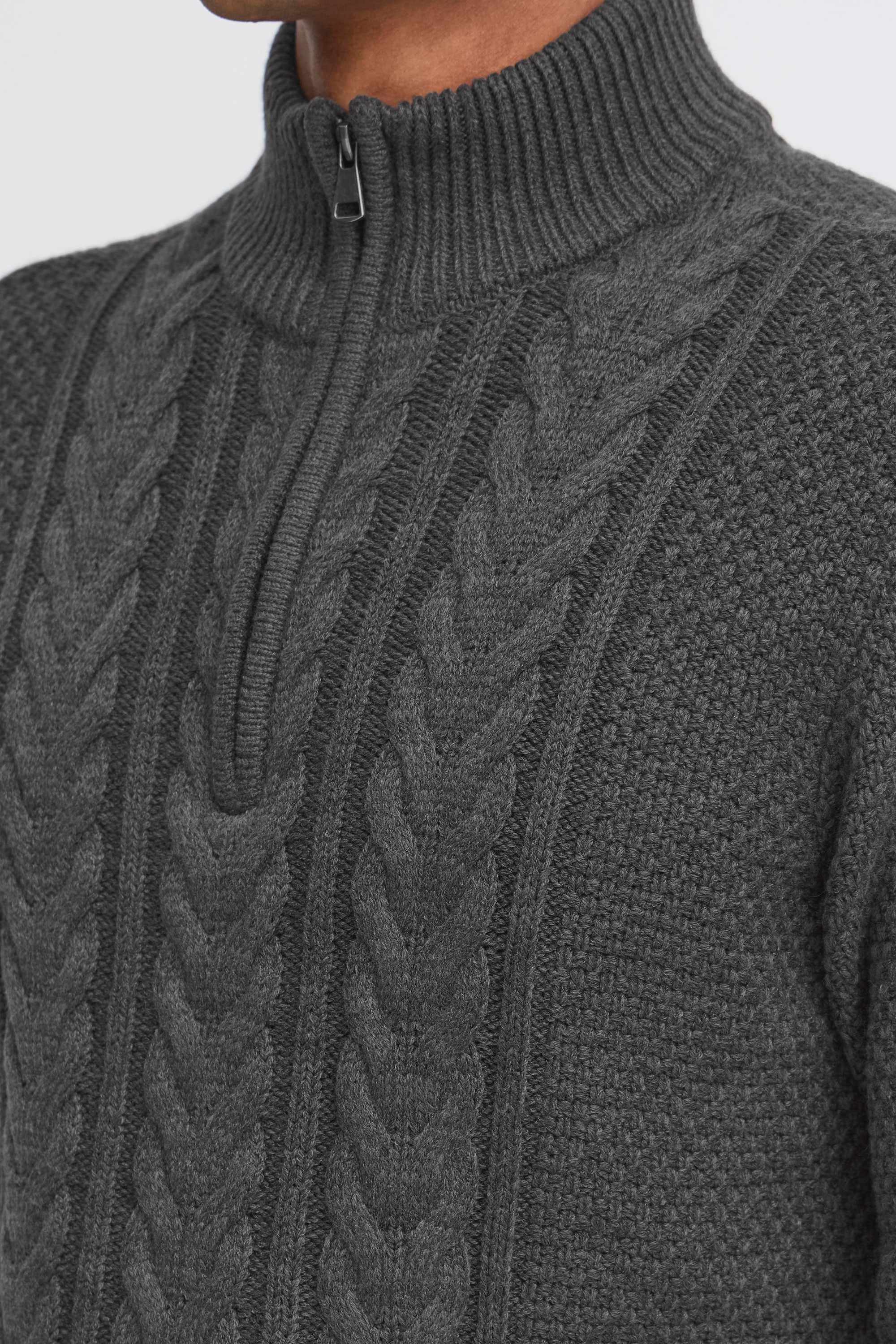 Blend Troyer »BHBasim« Klassischer Troyer mit Zopfmuster