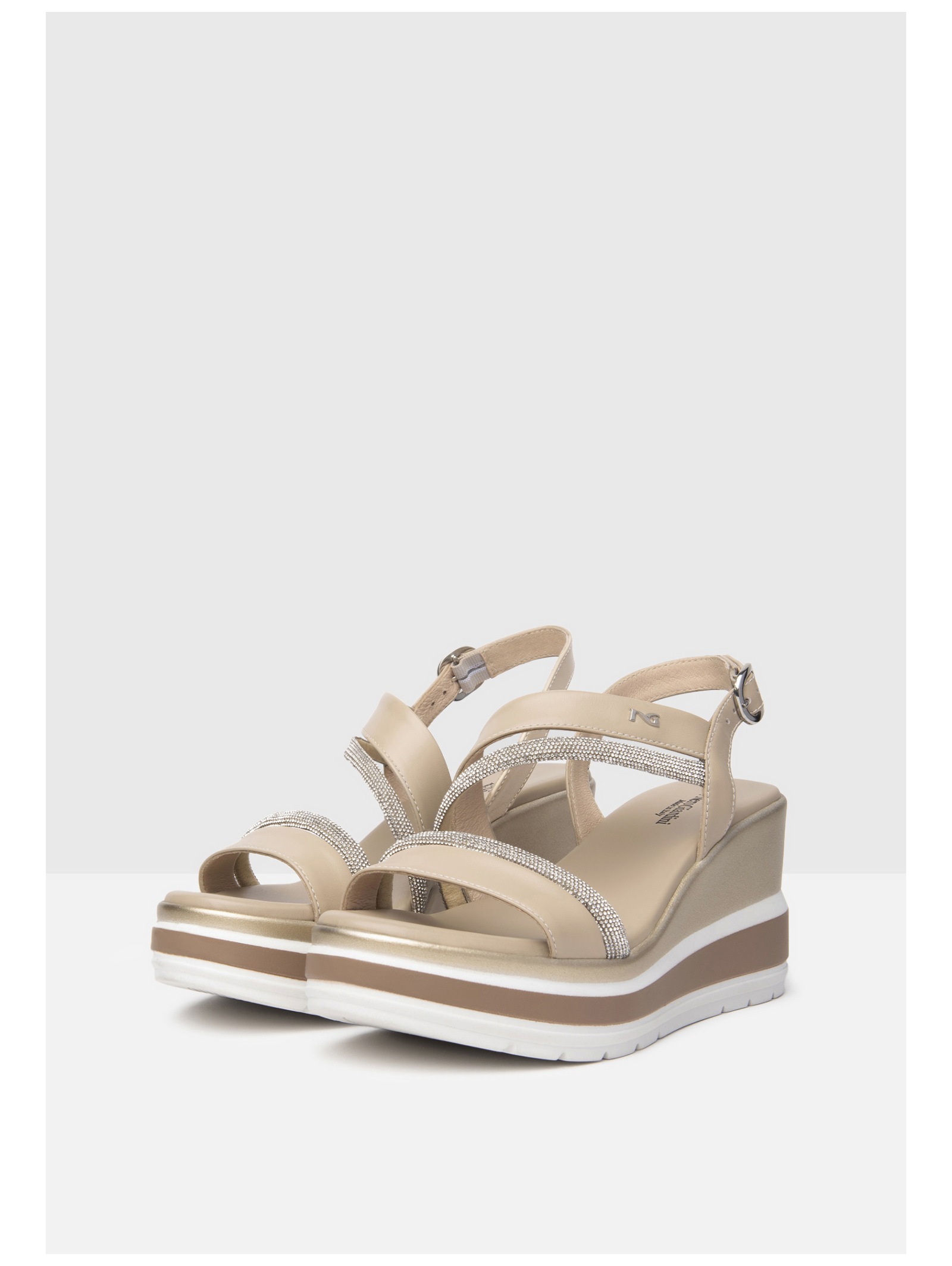Nero Giardini Keilsandalette »Nero Giardini Sandalen Leder«