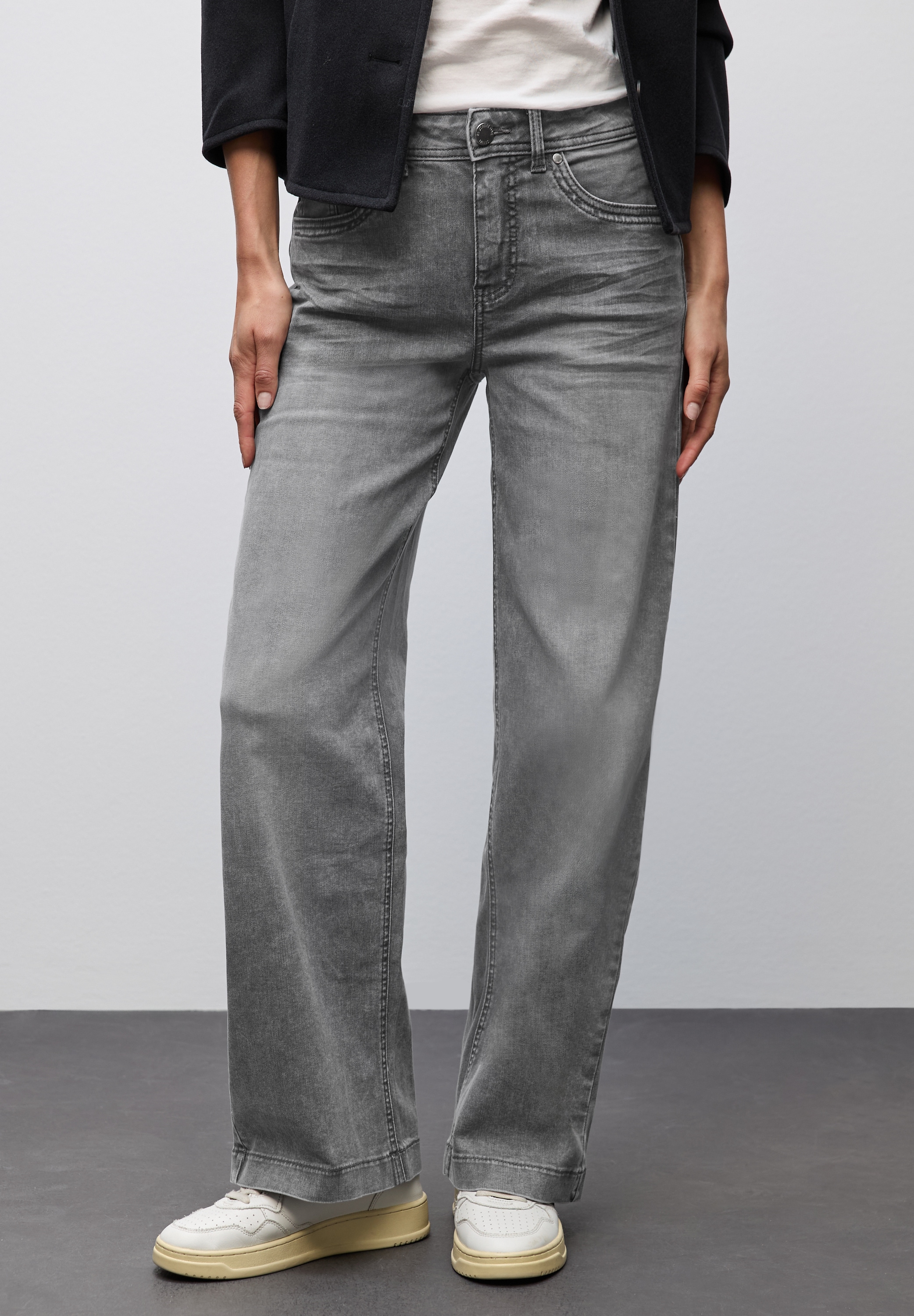 STREET ONE Weite Jeans im Five-Pocket Style günstig online kaufen