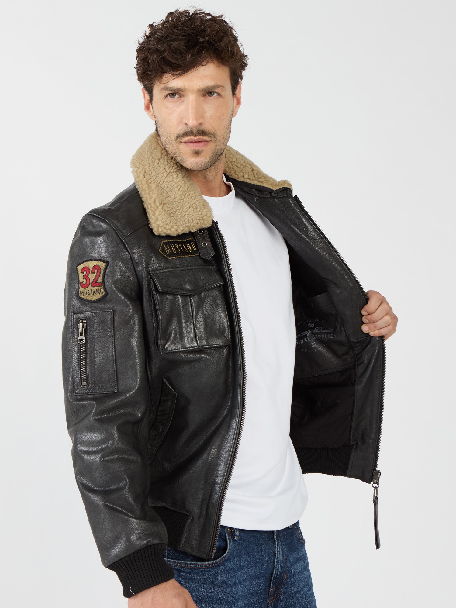 MUSTANG Lederjacke »Karlstad«