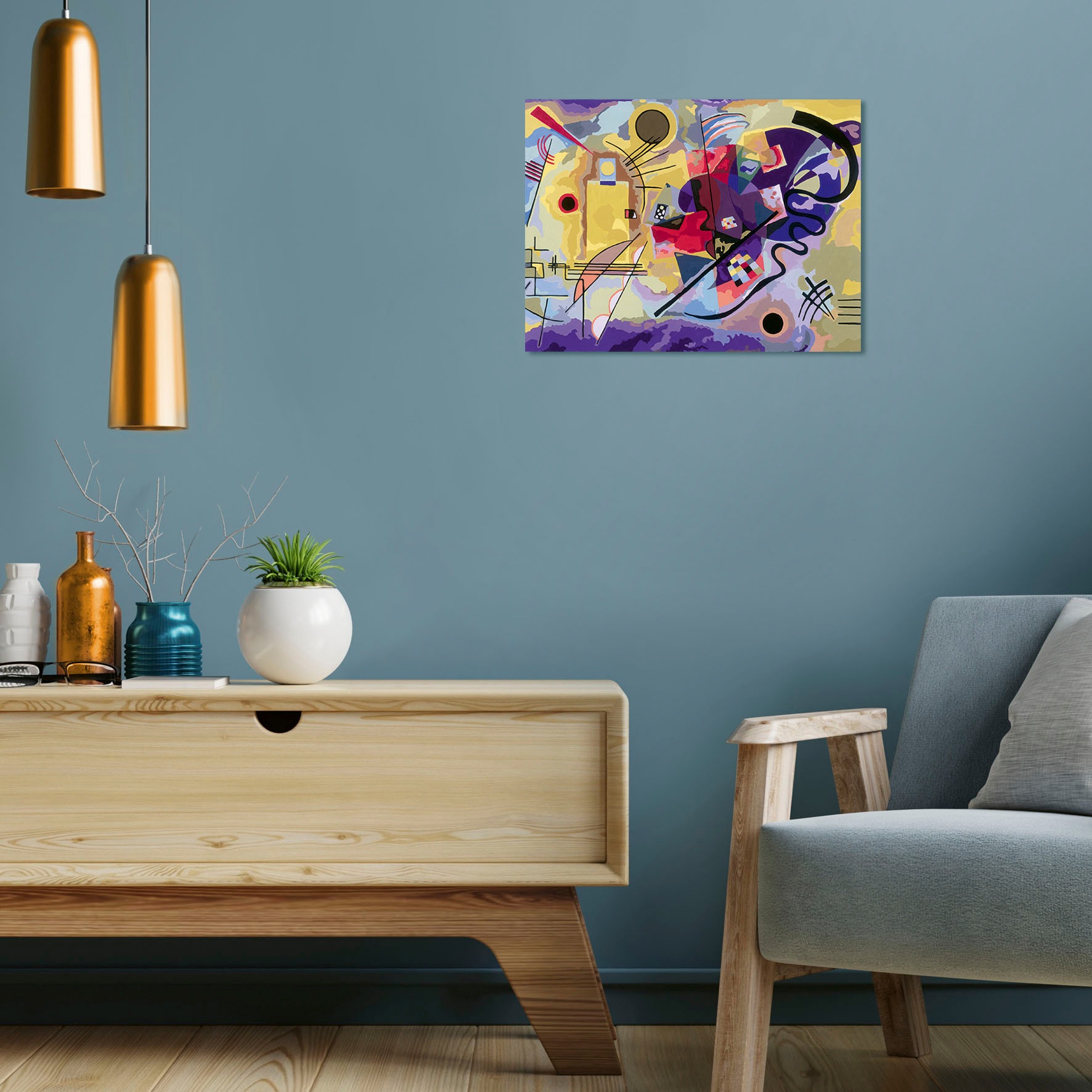 Ravensburger Malen nach Zahlen »CreArt, ART Collection, Yellow, Red, Blue (Kandinsky)«, Made in Europe