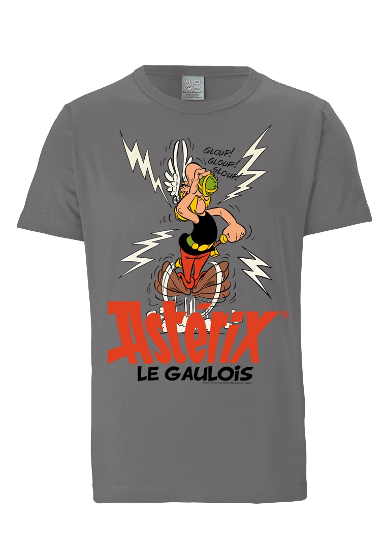 LOGOSHIRT T-Shirt »Asterix - Der Gallier«, mit Retro-Print