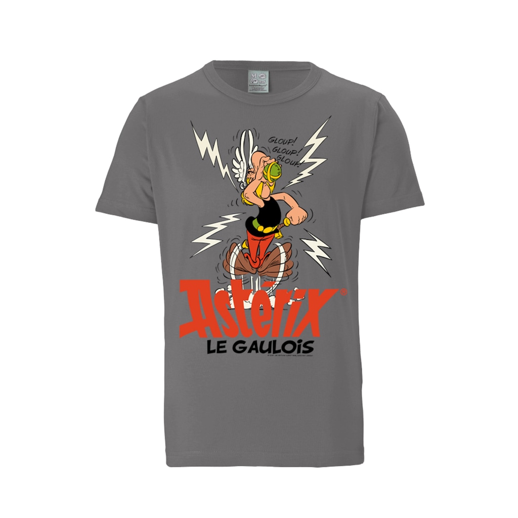 LOGOSHIRT T-Shirt »Asterix - Der Gallier«, mit Retro-Print