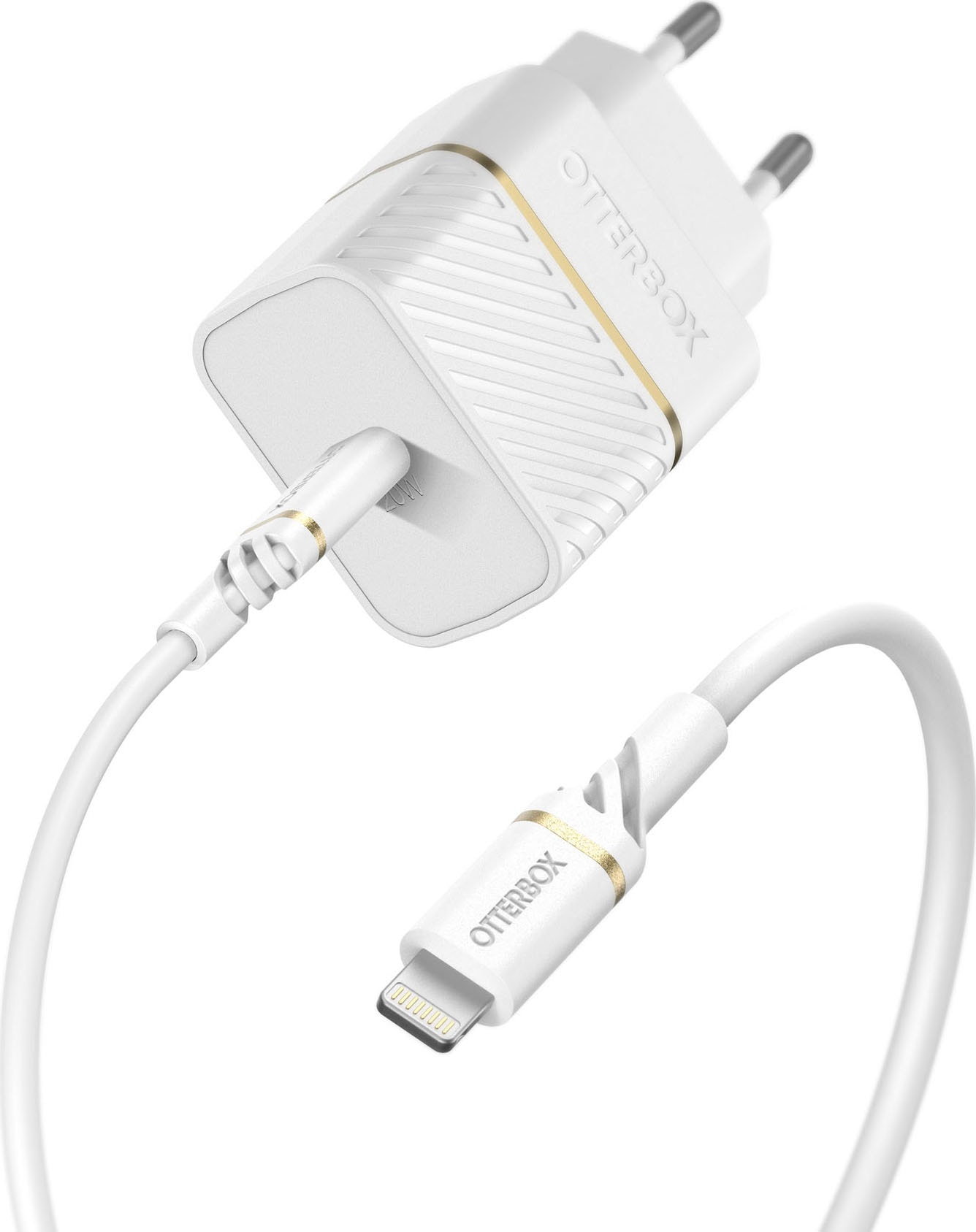 USB-Ladegerät »EU Wall Charger 20W USB-C, PD+USB C-Lightning 1m«, geeignet für Apple...