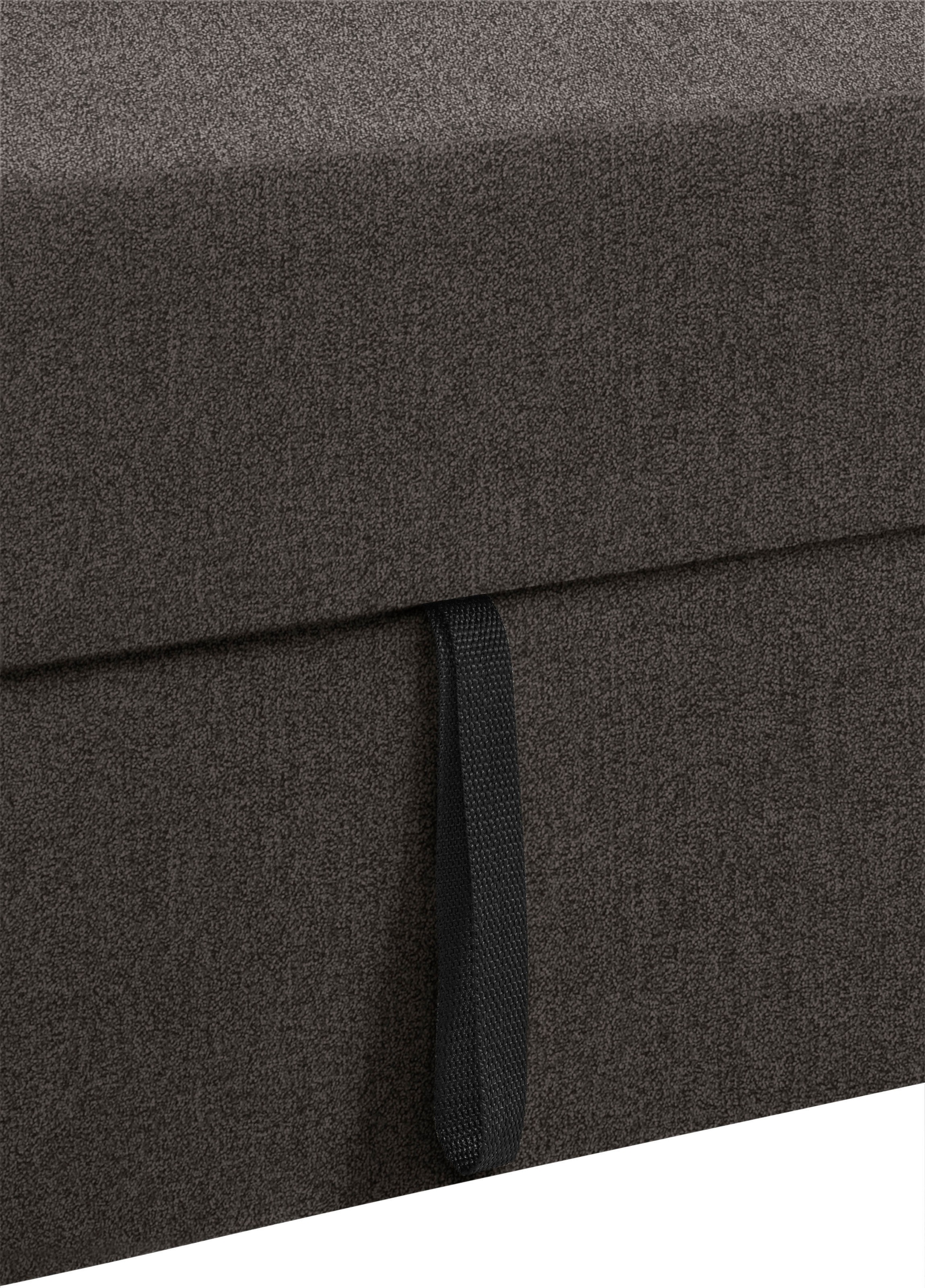DOMO collection Wohnlandschaft »Sarafina, zeitlos und komfortabel, optional mit Federkern, U-Form«, wahlweise mit Bettfunktion