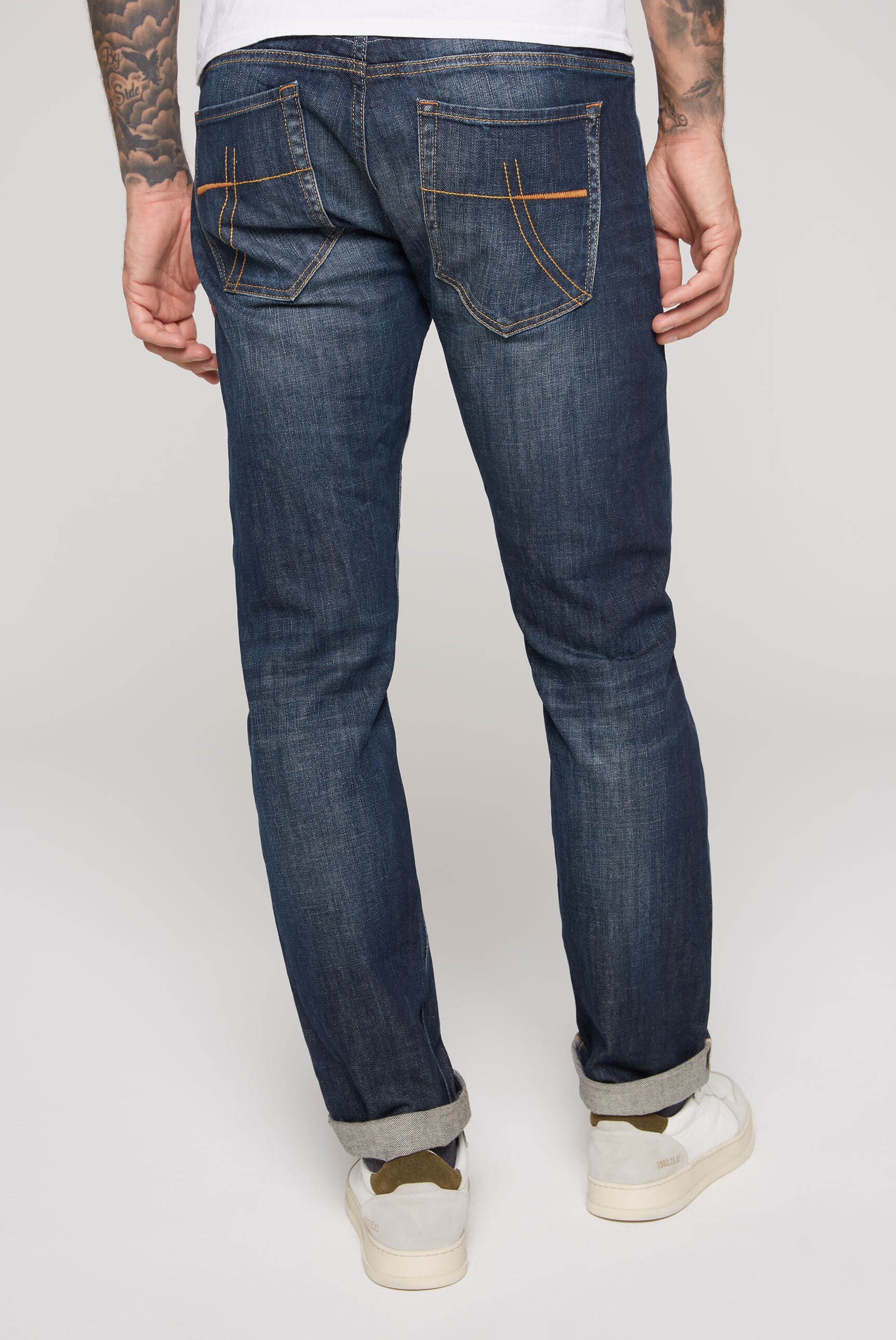CAMP DAVID Regular-fit-Jeans, mit niedriger Leibhöhe