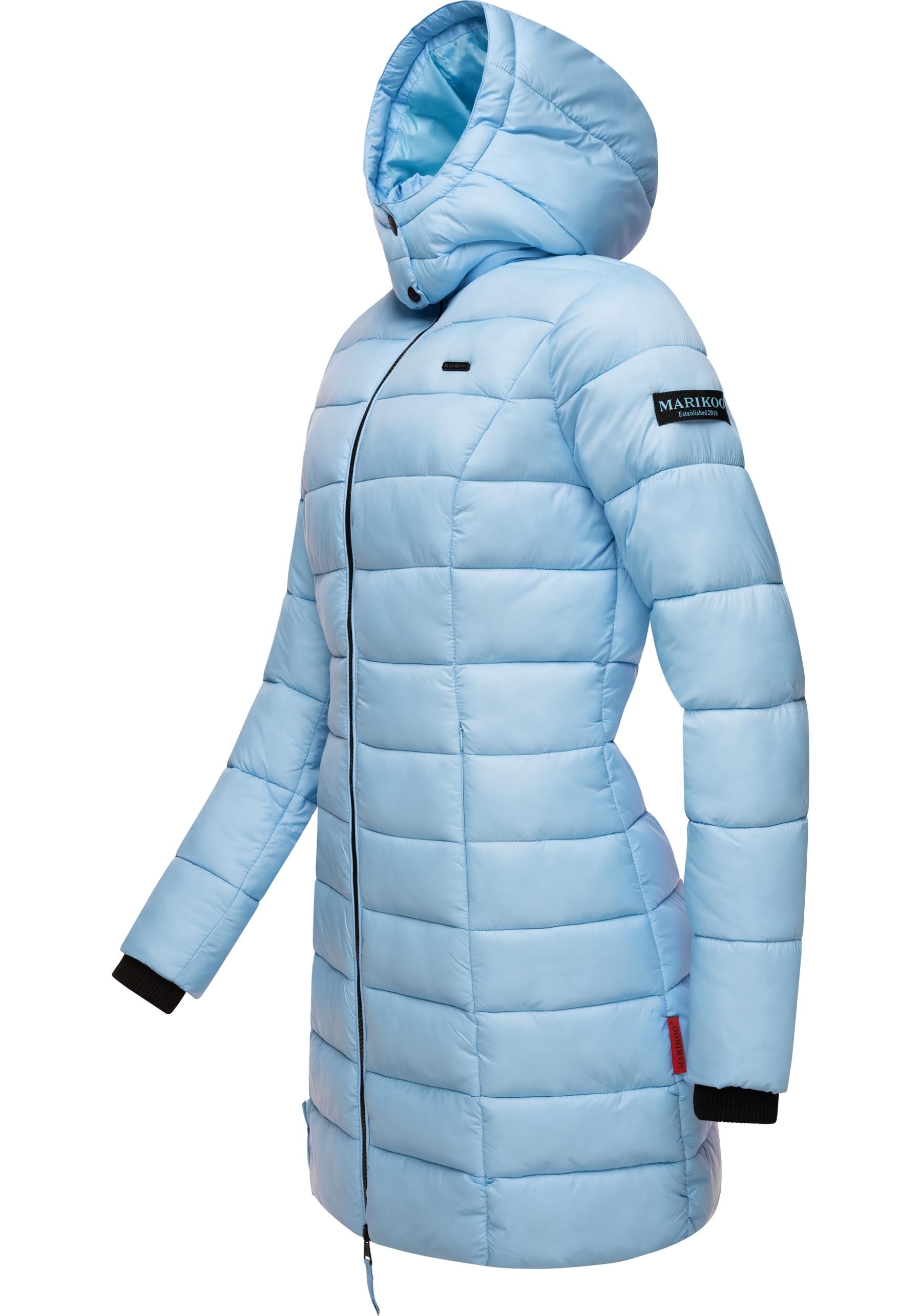 Marikoo Steppmantel »Abendsternchen«, zeitloser Wintermantel mit schmaler Steppung