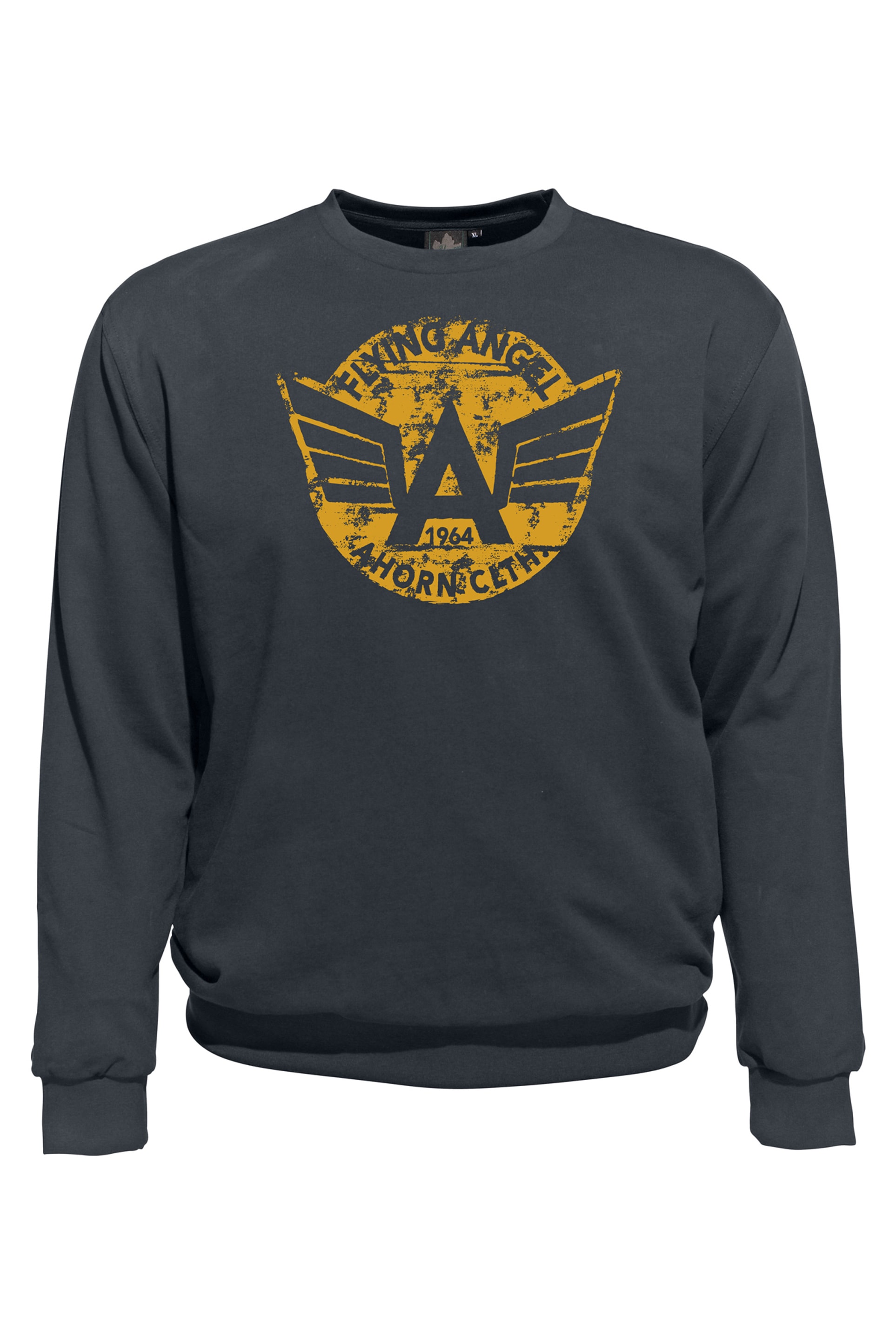 AHORN SPORTSWEAR Sweatshirt "FLYING ANGEL SAFFRON YELLOW", mit modischem Pr günstig online kaufen