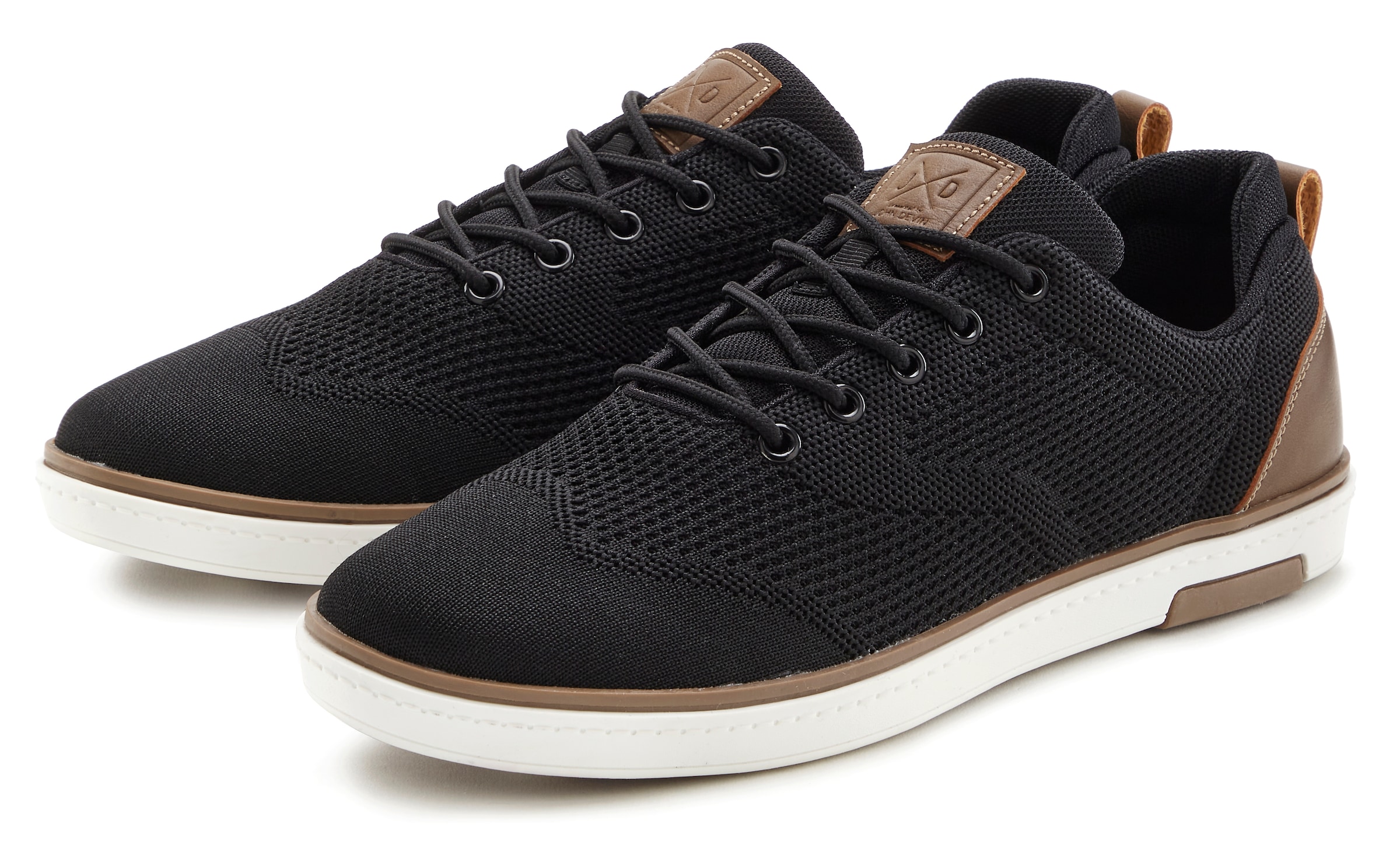John Devin Sneaker "Schnürschuh", Mesh-Optik, Freizeitschuh, Halbschuh, Sch günstig online kaufen