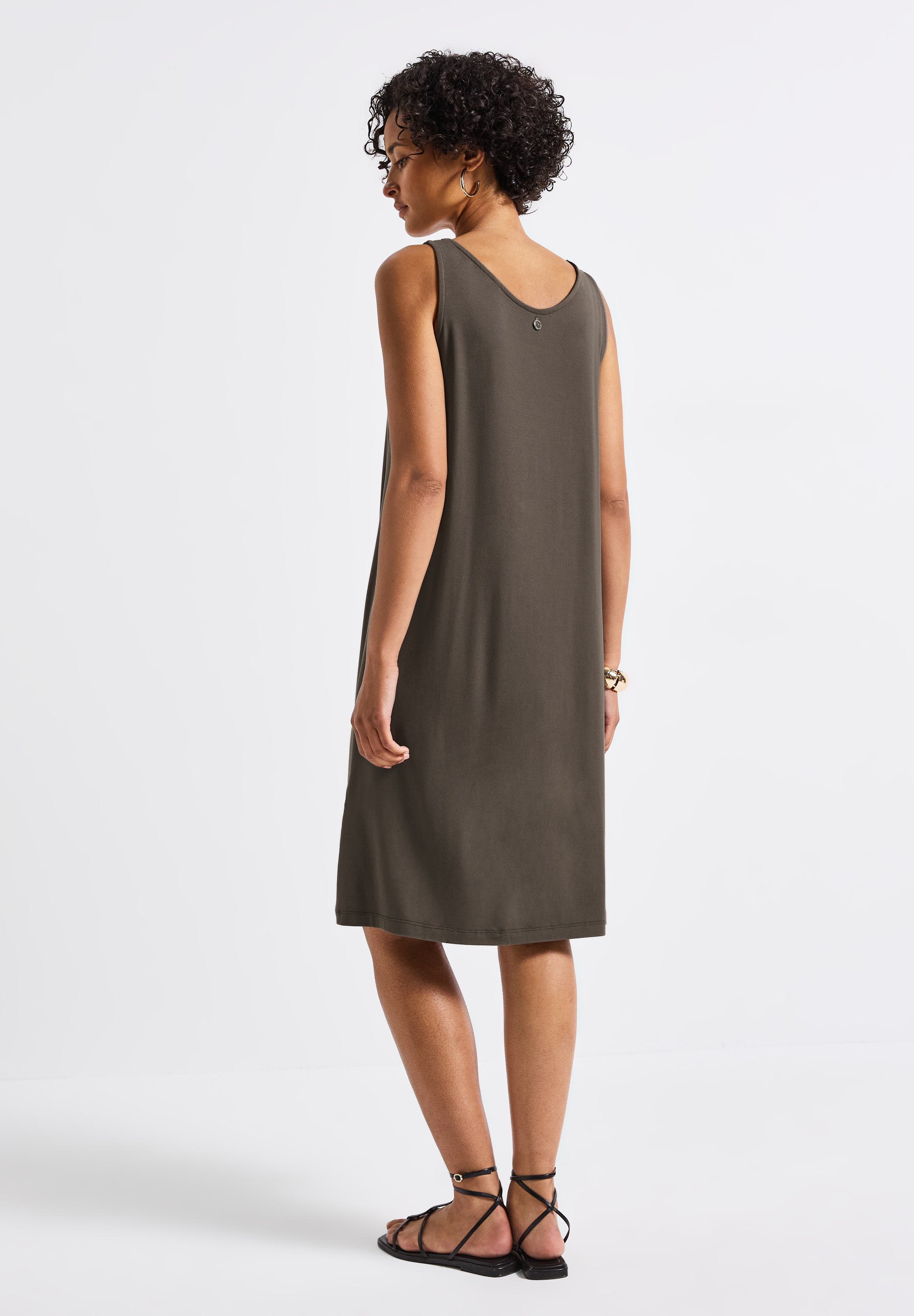 STREET ONE Jerseykleid Ohne Taschen in Unifarbe günstig online kaufen