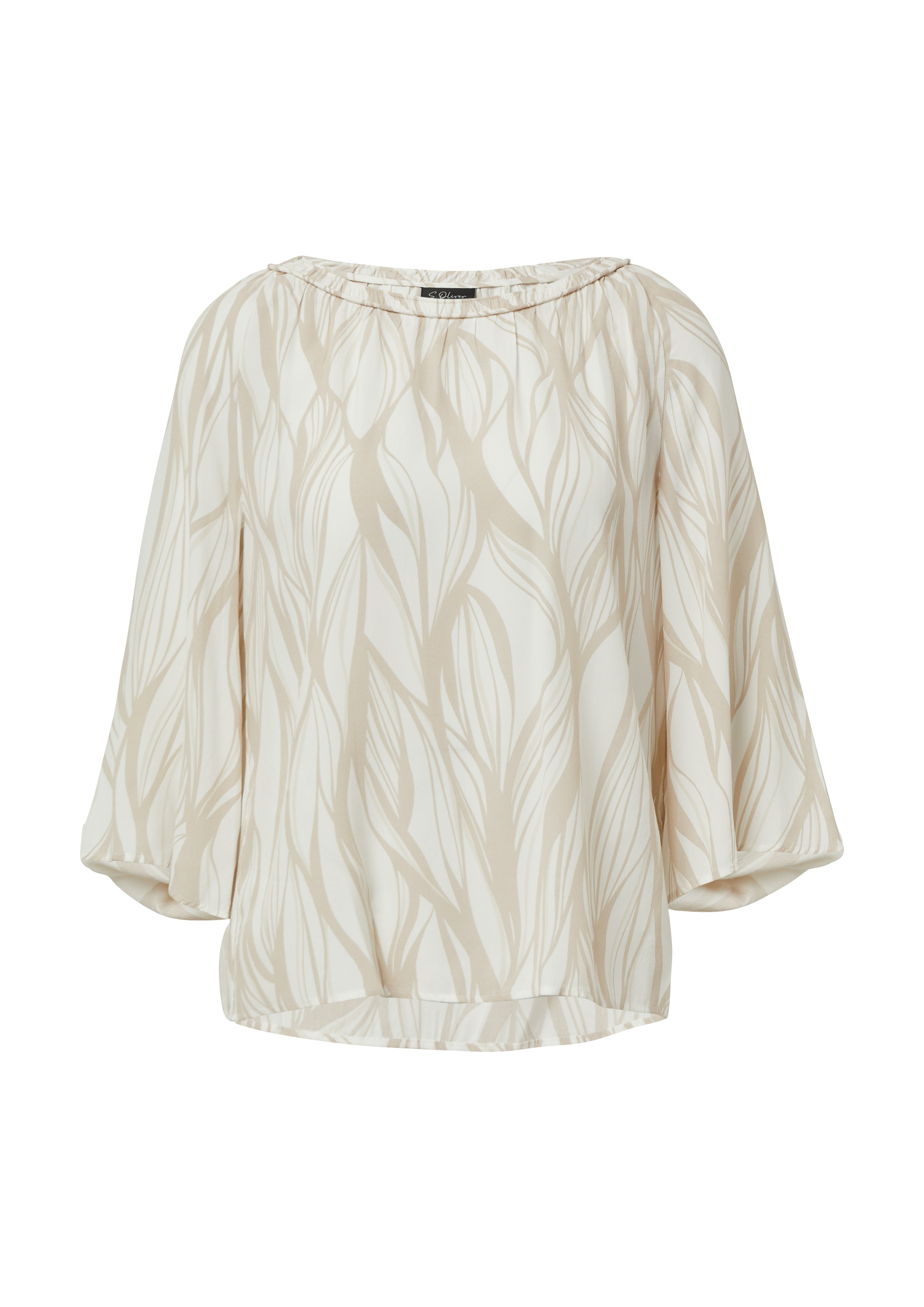 Thumbnail - s.Oliver BLACK LABEL Klassische Bluse, mit All-Over Print